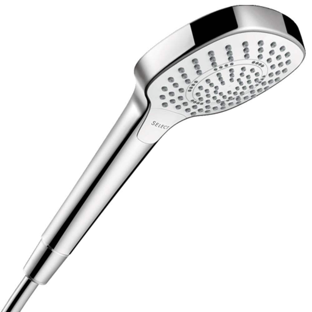 Hansgrohe Croma Select E Chrome Square Rain Shower Head Handheld Shower