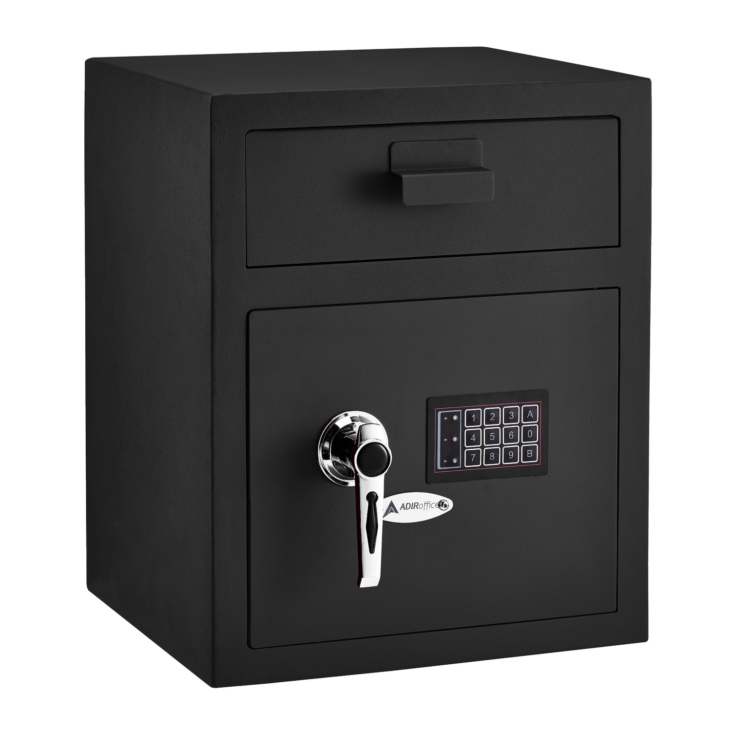 AdirOffice 1.1-cu ft Electronic/Keypad Depository Safe 670-200-BLK-PKG Sansujyuku sansujyuku.com