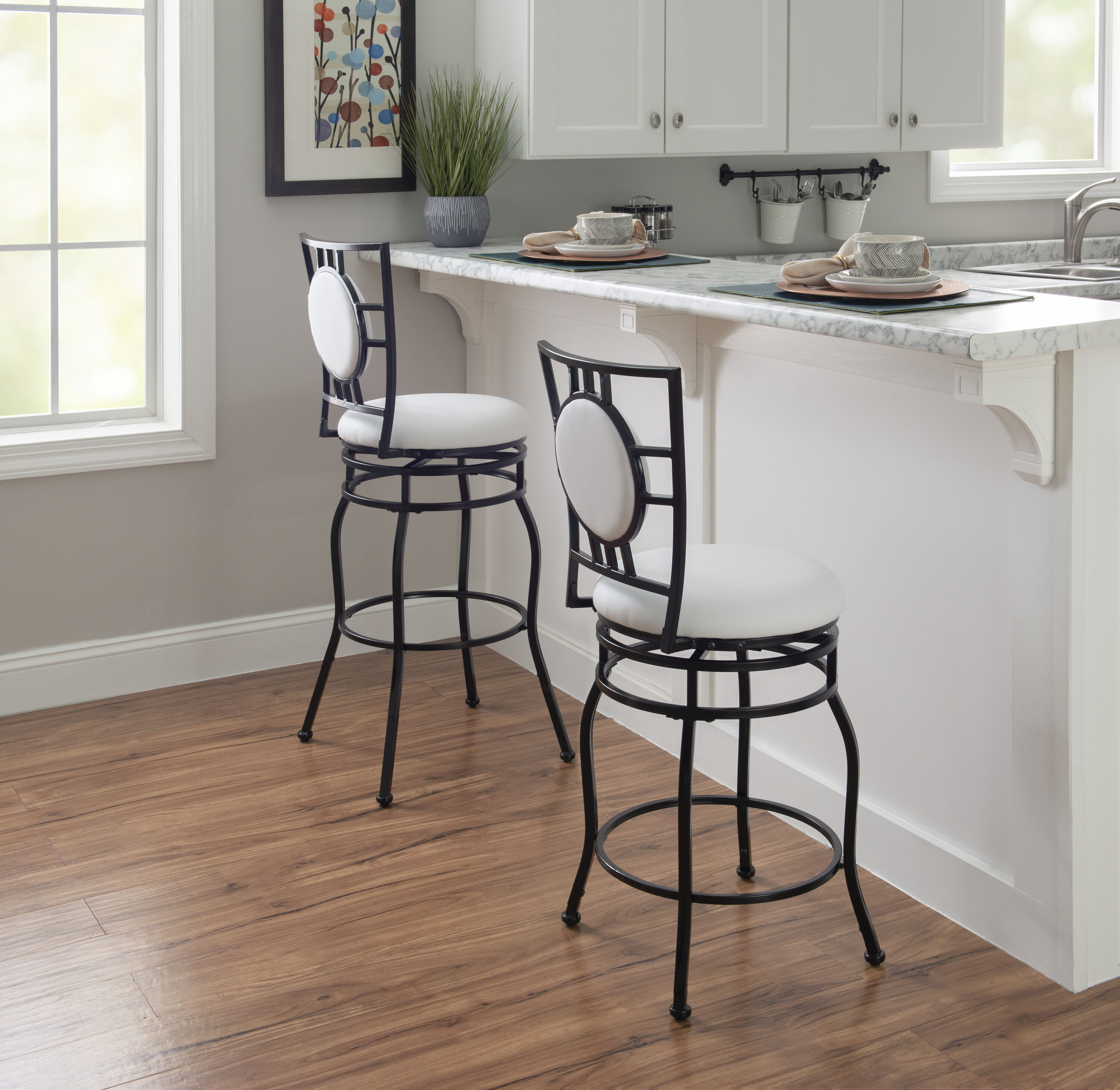 Linon 03282MTL-01-KD-U stools - View #7