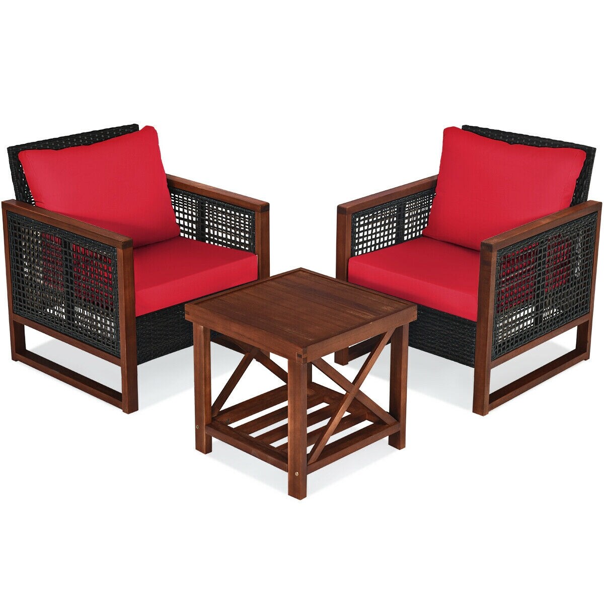 Forclover HYFE-65227RE Patio-Conversation-Sets - View #11
