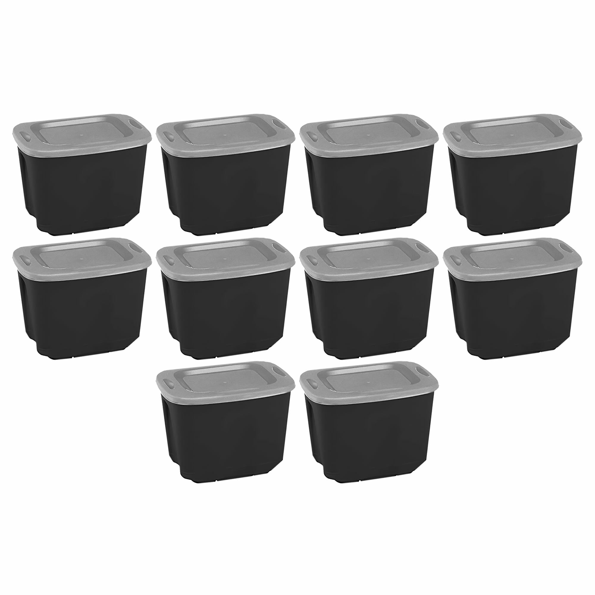Homz 32 Gallon Large Standard Stackable Plastic Storage Container