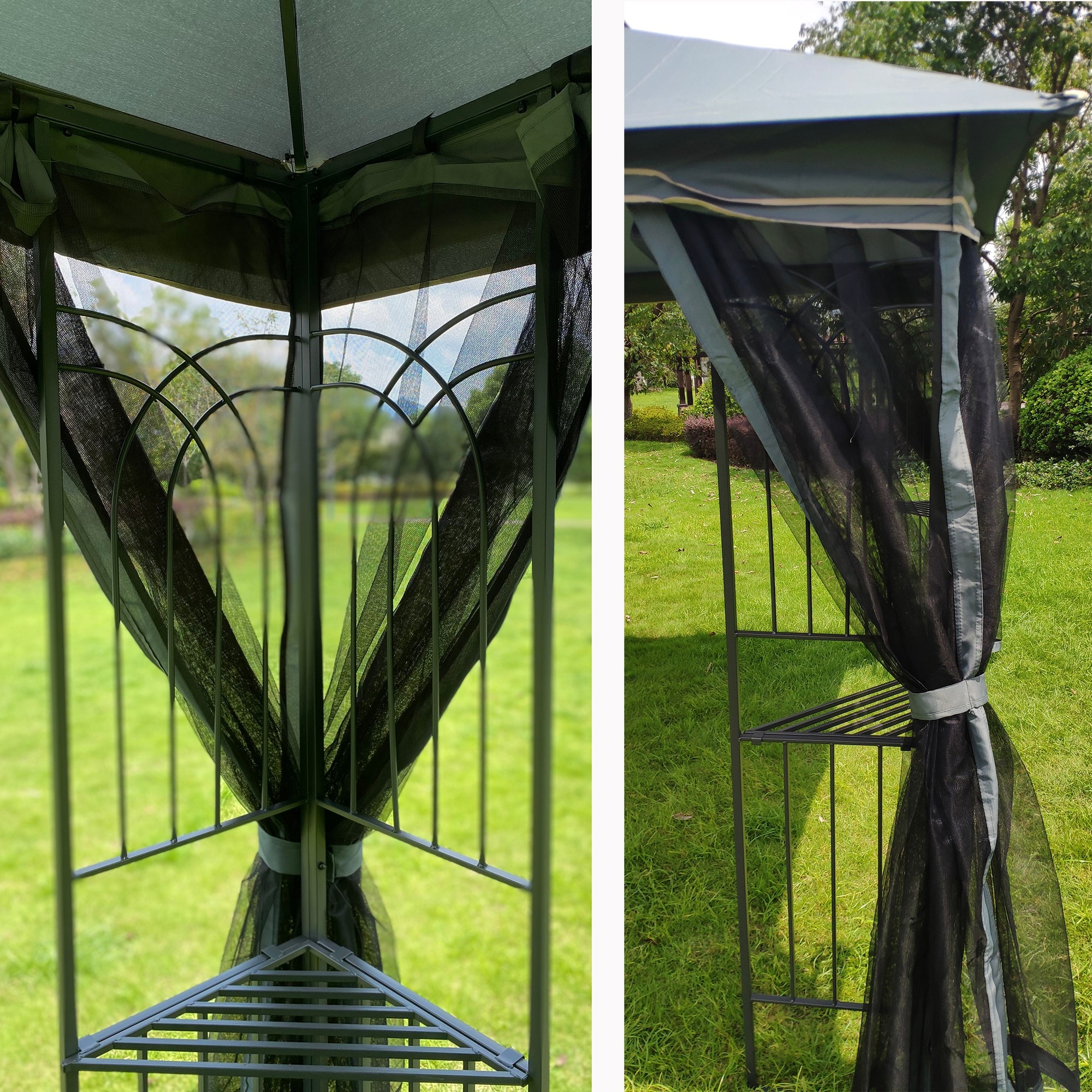 ToolCat LS1-23-GB Wood-Resin-Gazebos - View #12