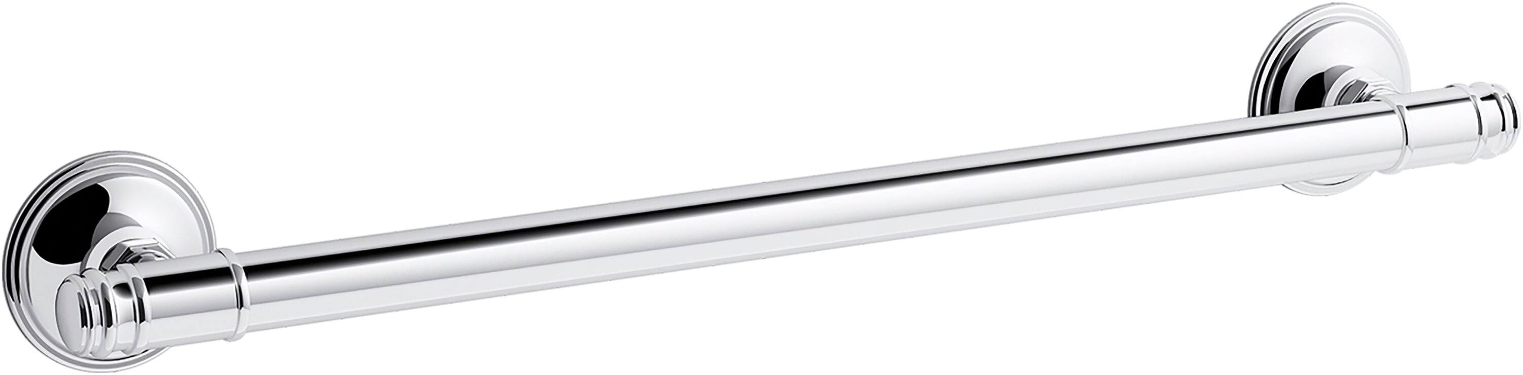 KOHLER K-26505-CP Eclectic 24-in Polished Chrome Wall mount Grab Bar ( 300-lb Weight Capacity )