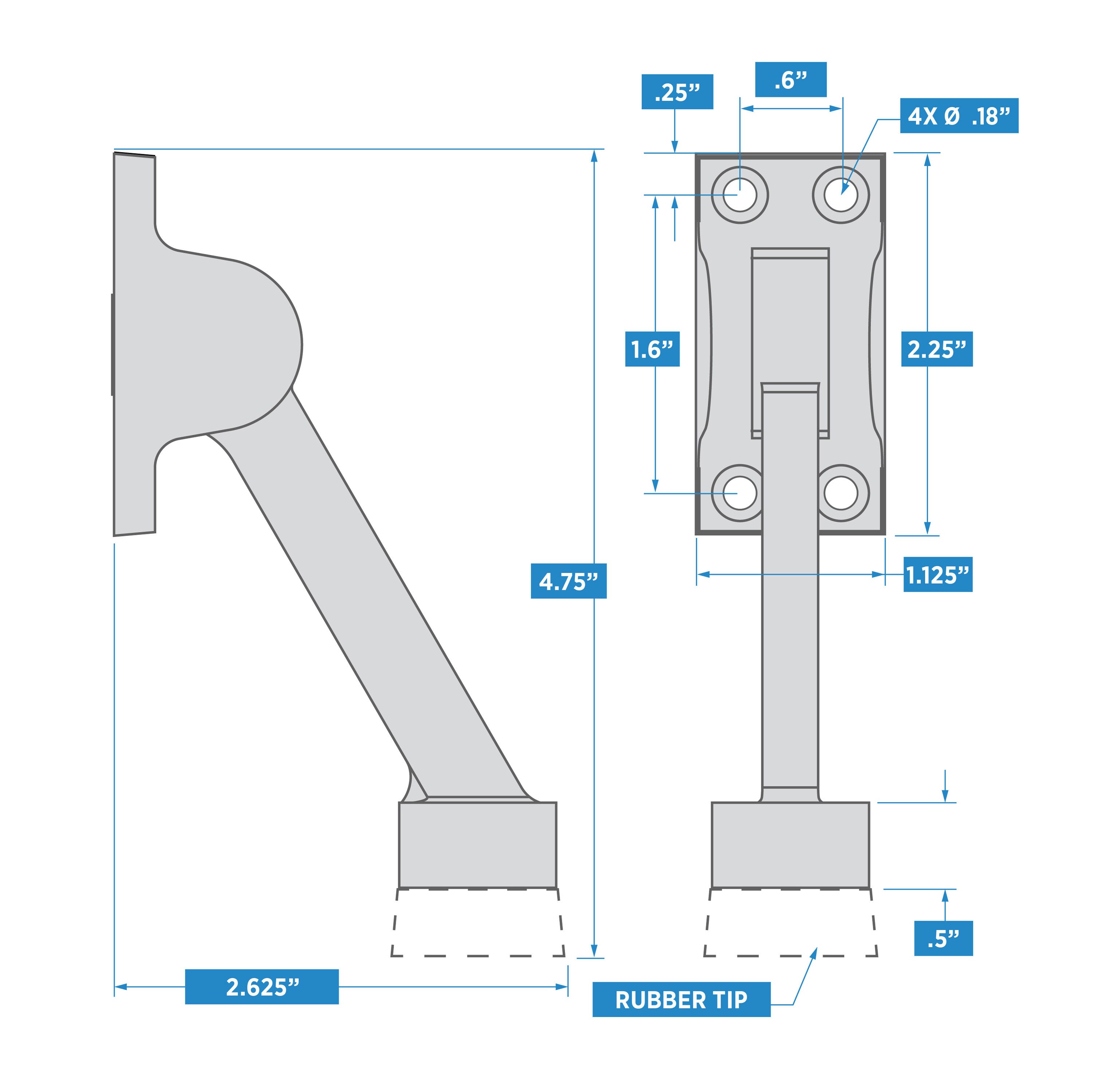 National Hardware N236-006 Door-Bumpers-Stops2 - View #6