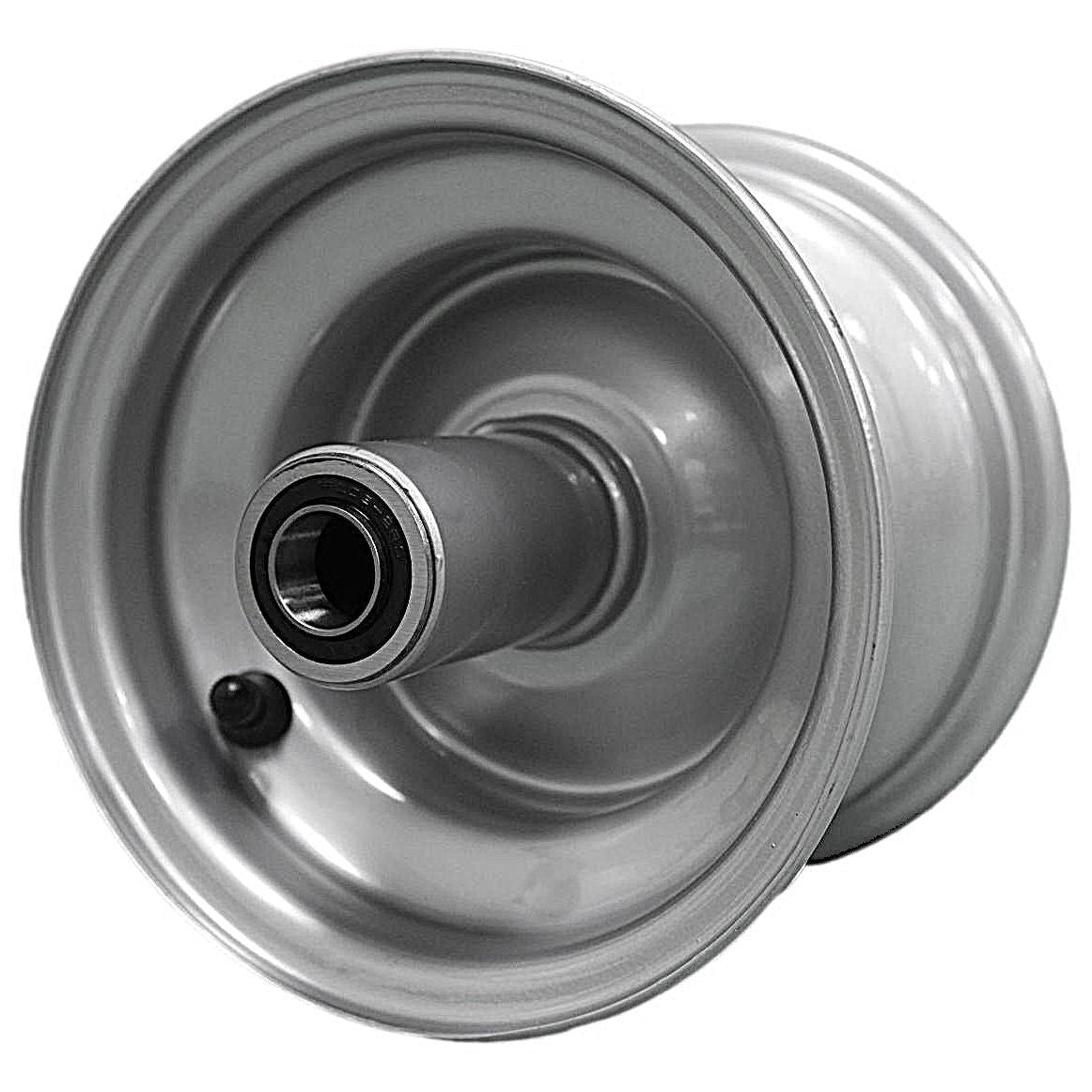 Antego Tire & Wheel Antego 6x4.5 Chrome-Silver Steel Mower Wheels 7.13 ...