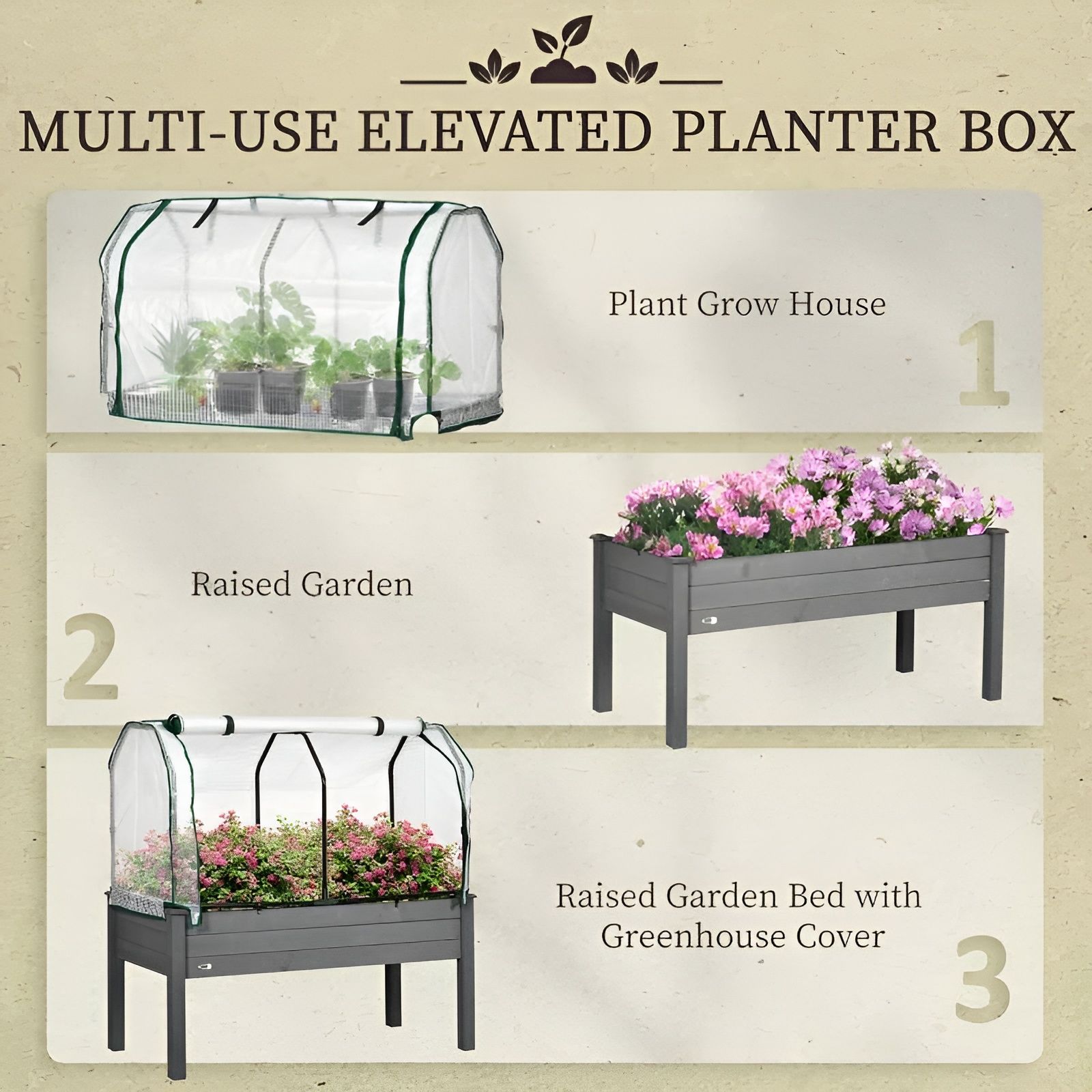 Slickblue D-FR-208867AHORG Raised-Garden-Beds - View #3