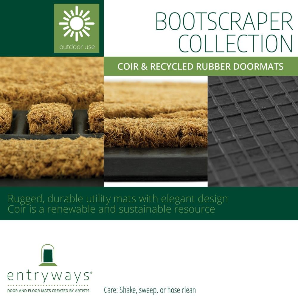 Entryways Bootscrapers Striped Outdoor Doormat & Reviews