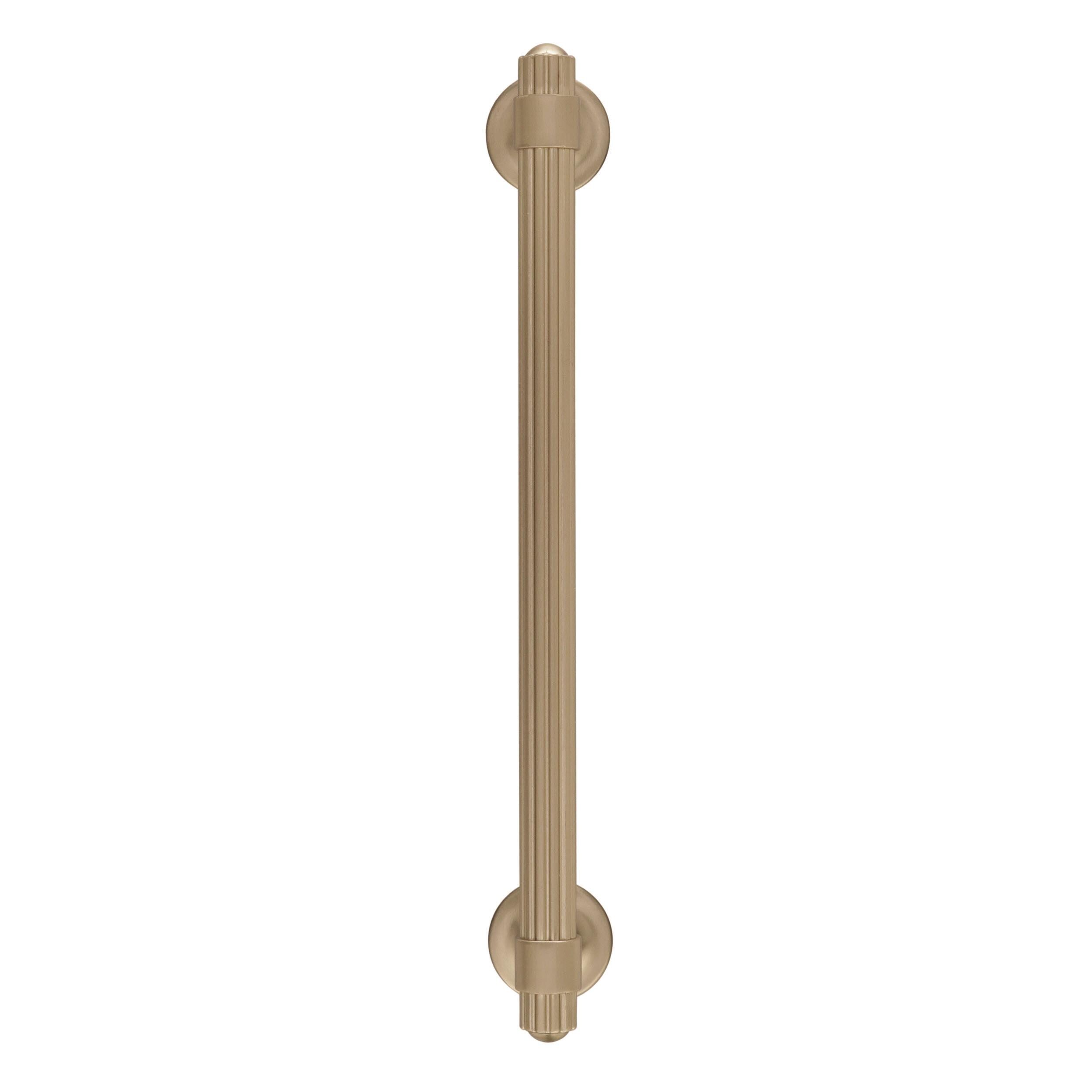 Golden Champagne Sea Grass 7.5" Bar Pull with Mounting Hardware
