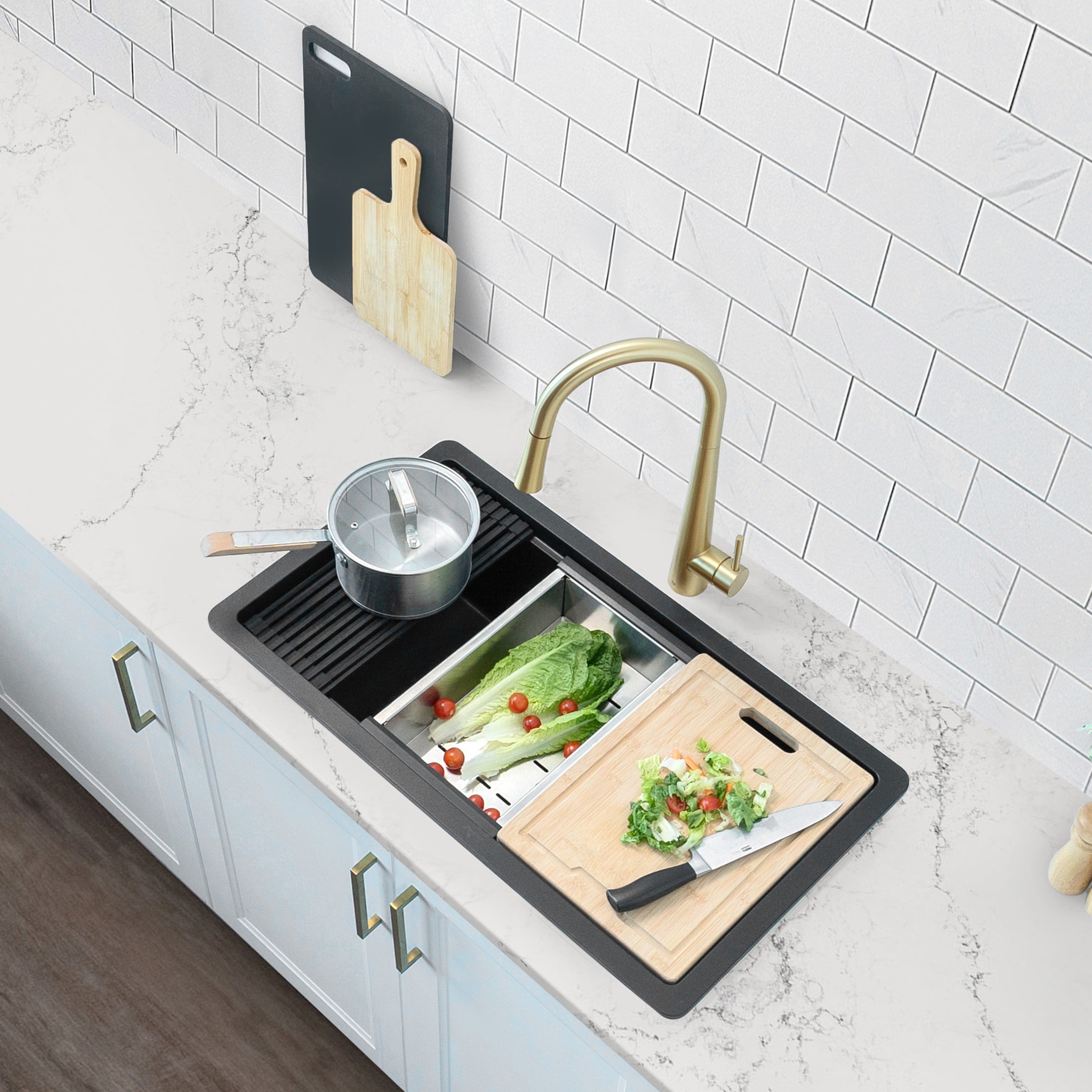 Stylish S-832WN1 Kitchen-Sinks - View #2