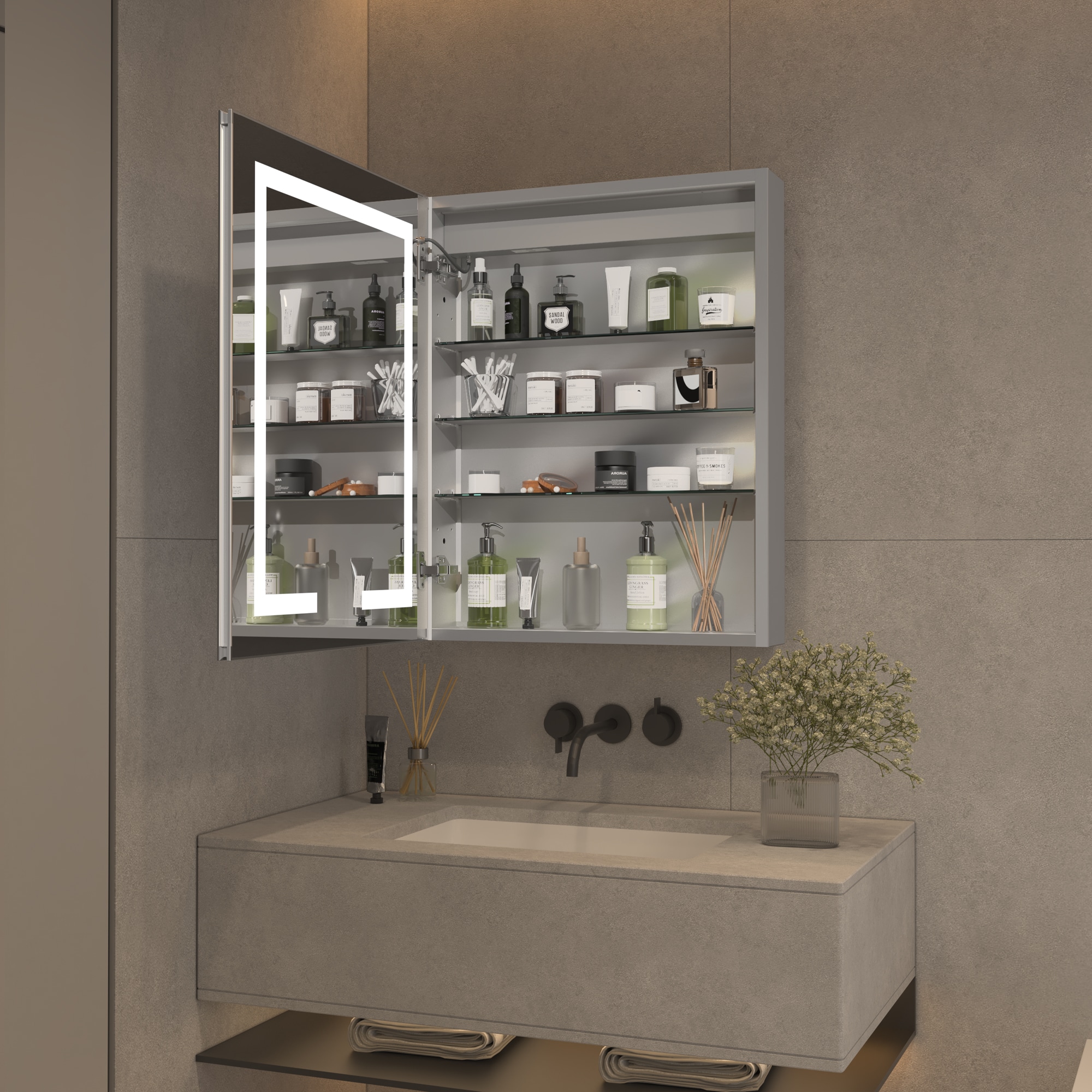 AAZJ JDEX-MC2430L3 Bathroom-Medicine-Cabinets - View #5