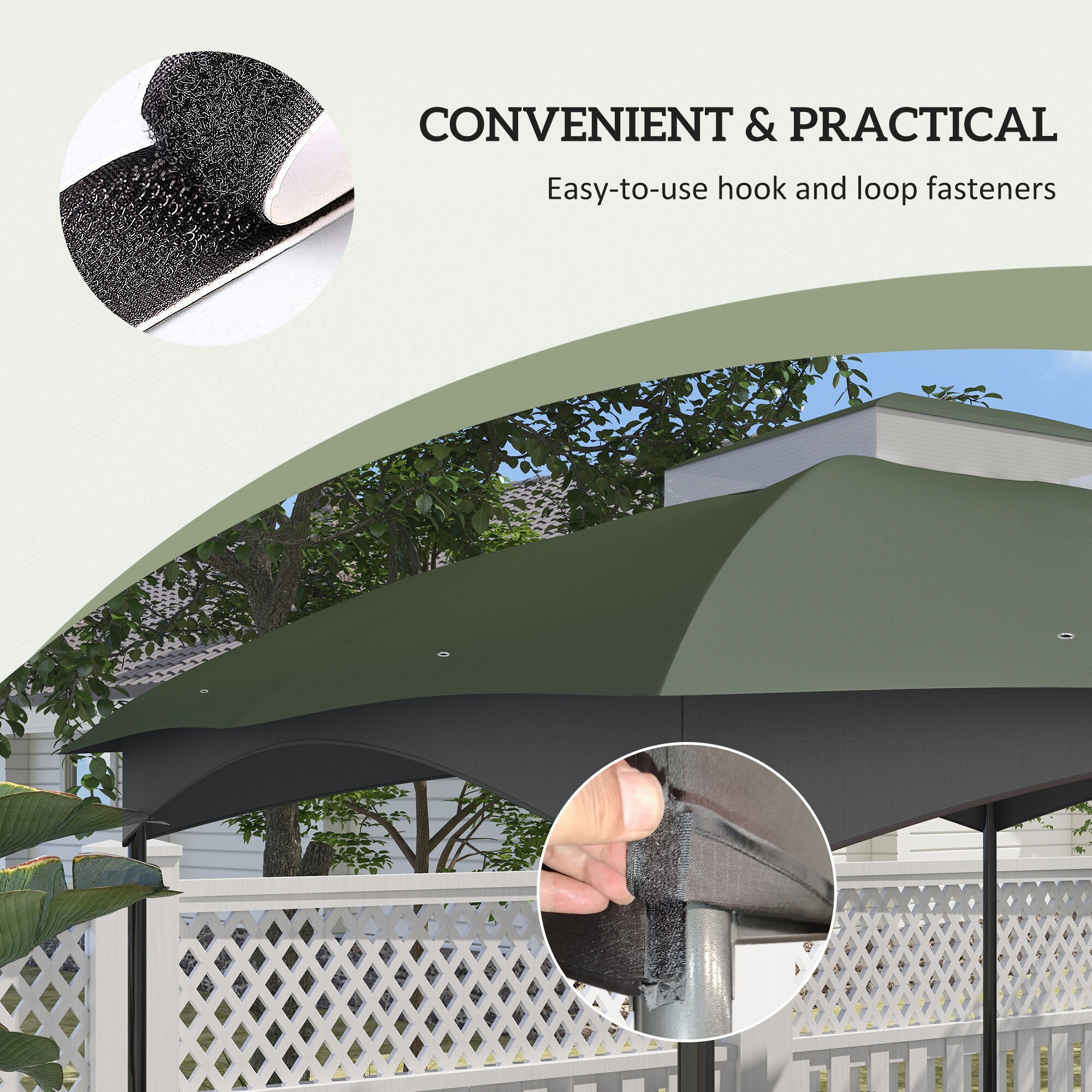 Outsunny 84C-443V00GN Canopy-Parts-Acc - View #7