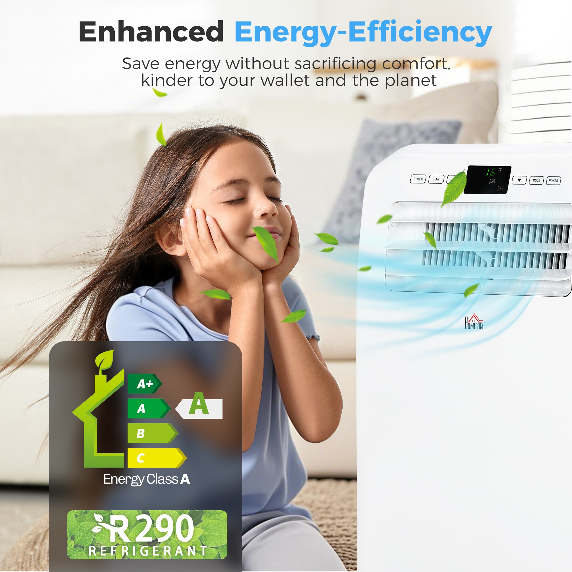 HomCom 823-052V80WT Portable-Air-Conditioners - View #5