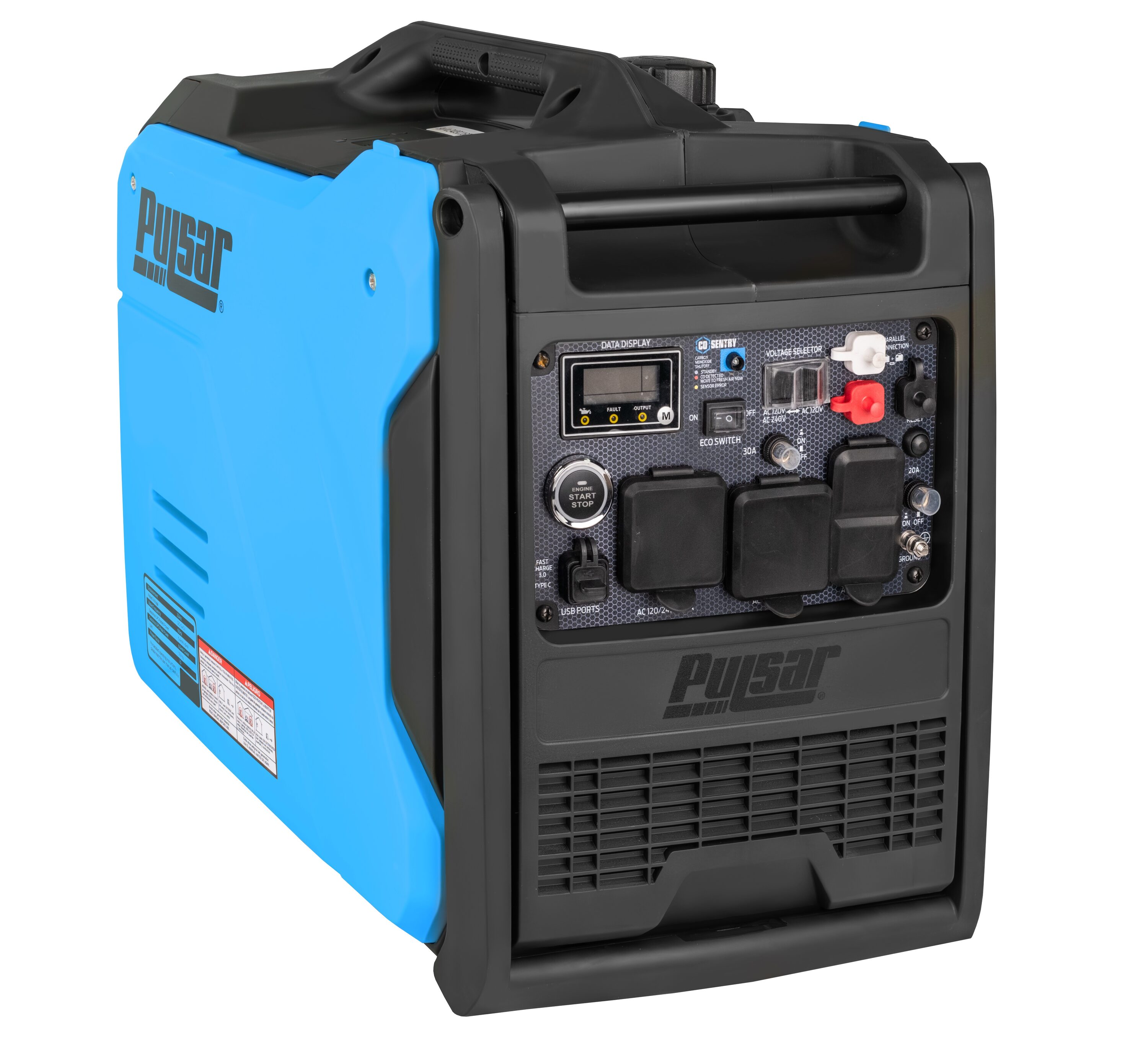 Pulsar Products PGX60BISRCO 6000 -Watt Dual Fuel (Gasoline/Propane) Inverter Generator