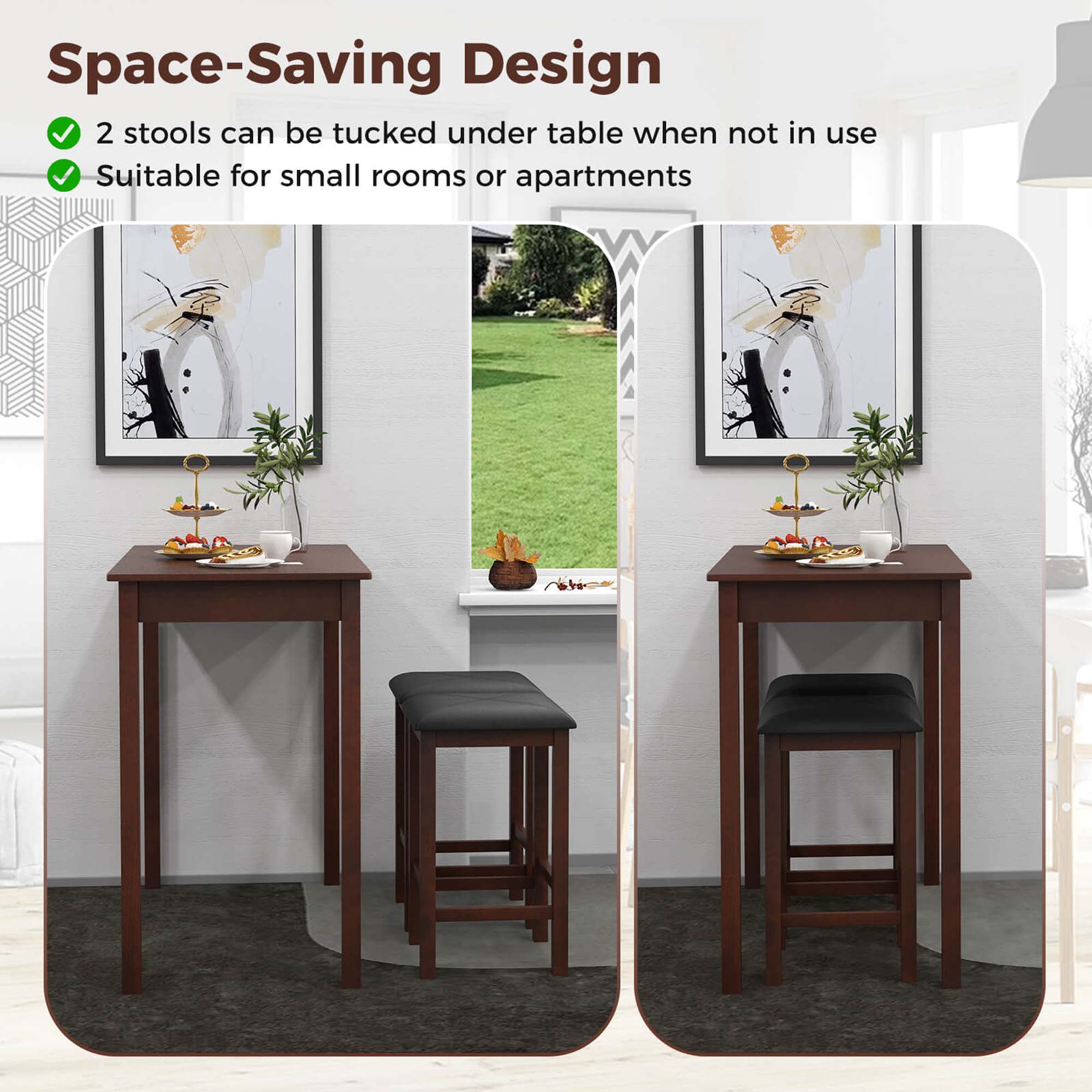 Costway HCST02322 Accent-Table-Sets - View #3