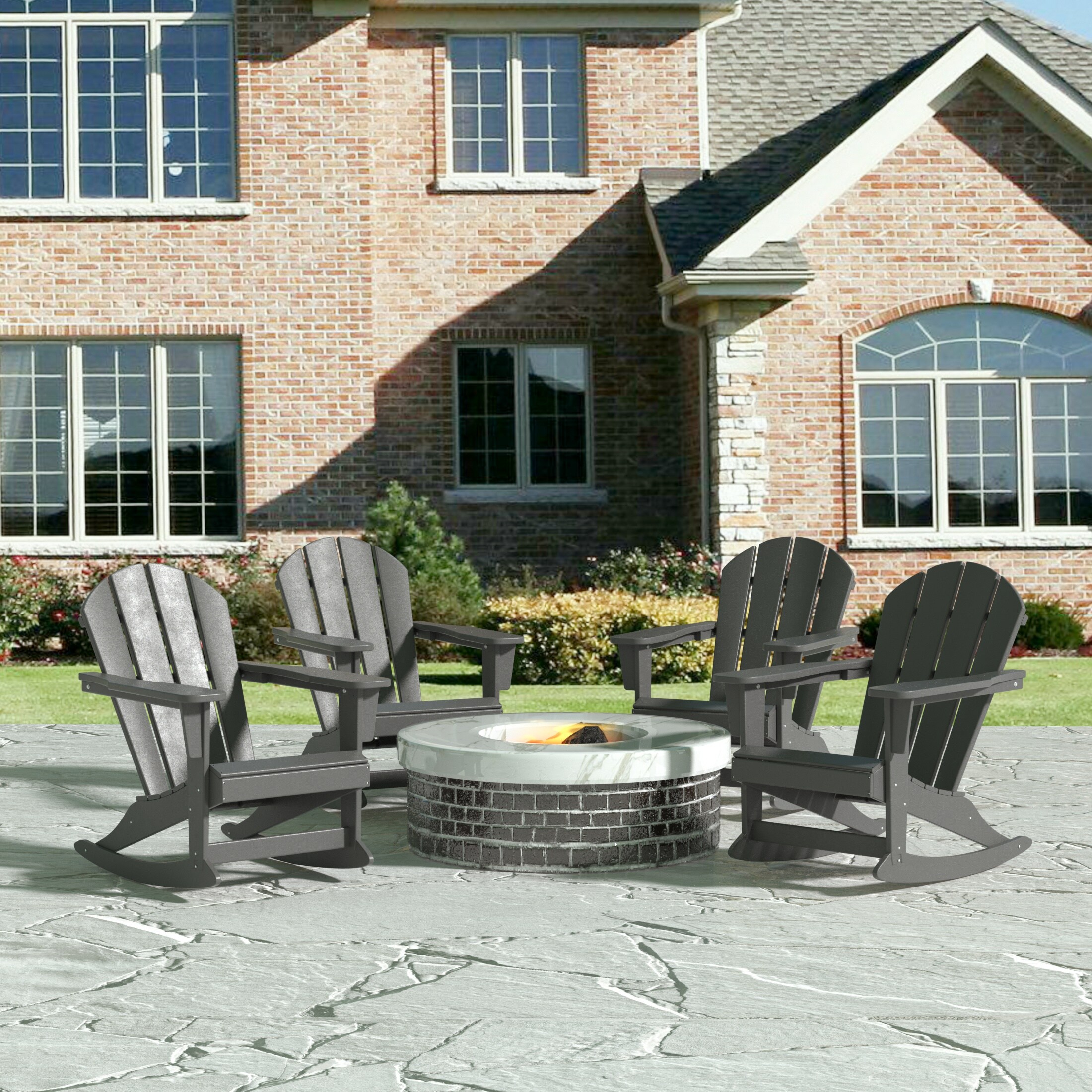 Westin Furniture 2001-RC-GY4 Patio-Chairs - View #2