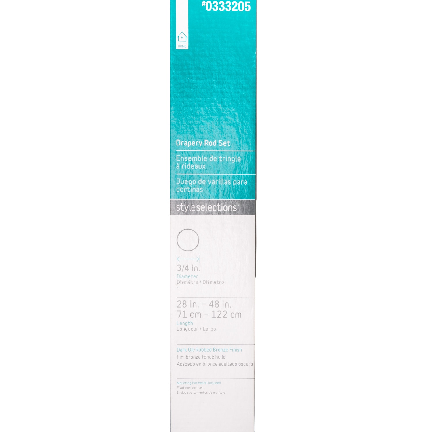 Style Selections LO-21342SB Curtain-Rods - View #3