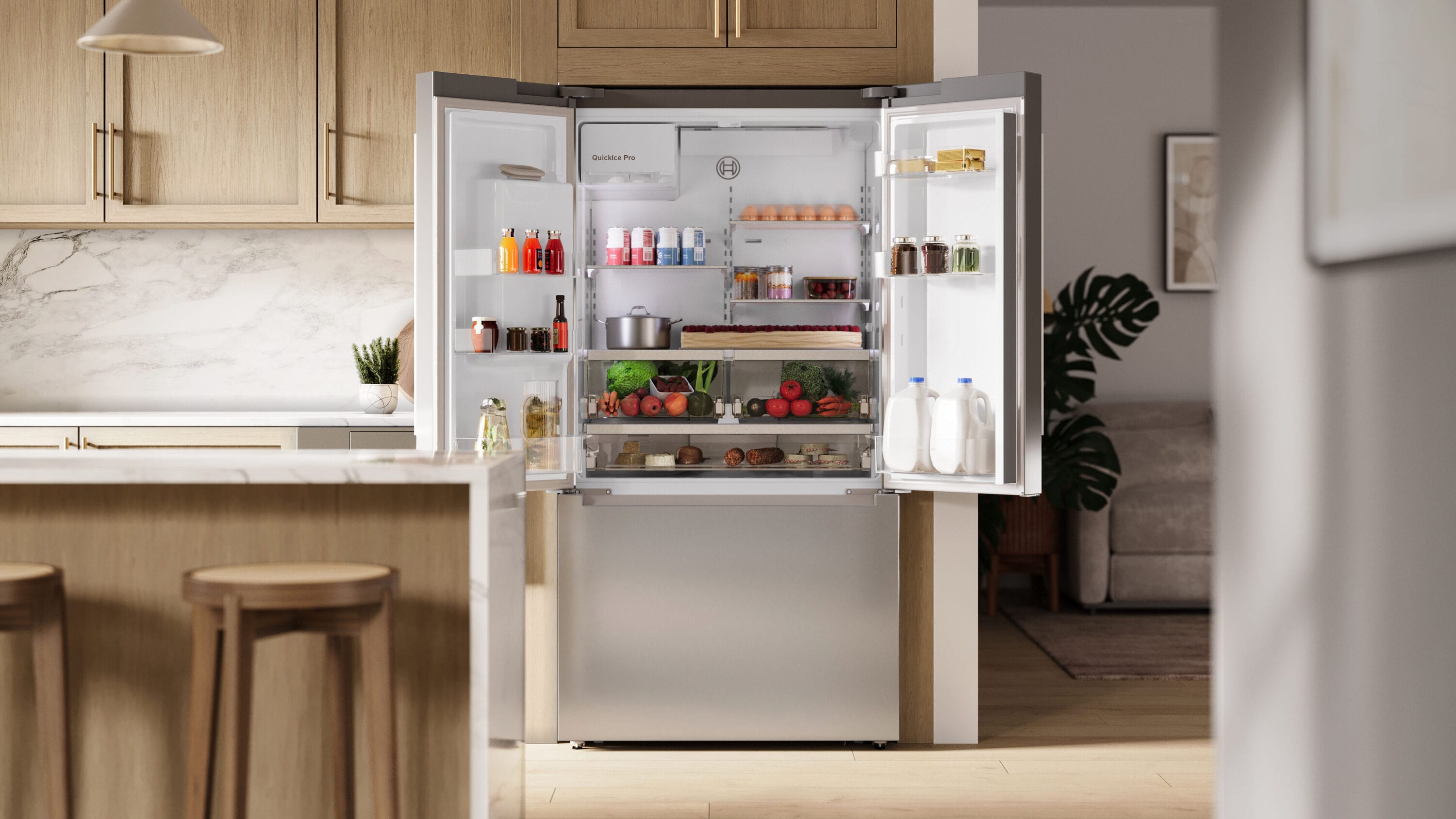 Bosch B36CD30ENS French-Door-Refrigerators - View #11