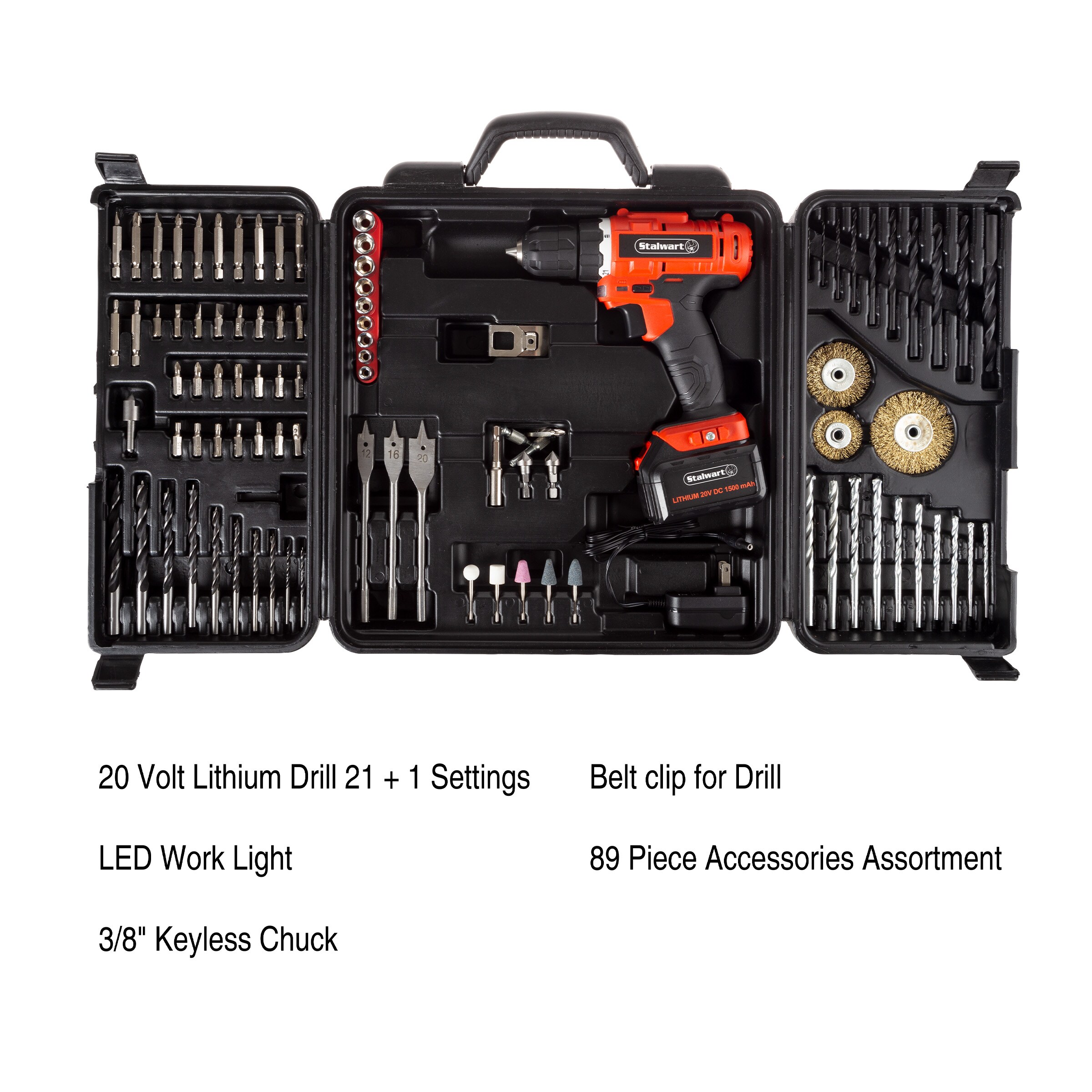 Best Buy: Trademark Home Fleming Supply Cordless Drill Tool Set