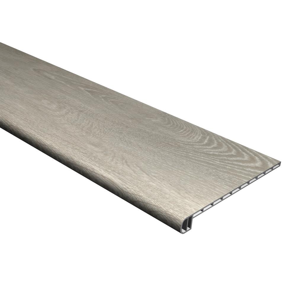 CALI 7904500217 Longboards Vinyl Pro 48.03-Inches x 11.5-Inches x Whitewater Oak Vinyl Bullnose Stair Tread