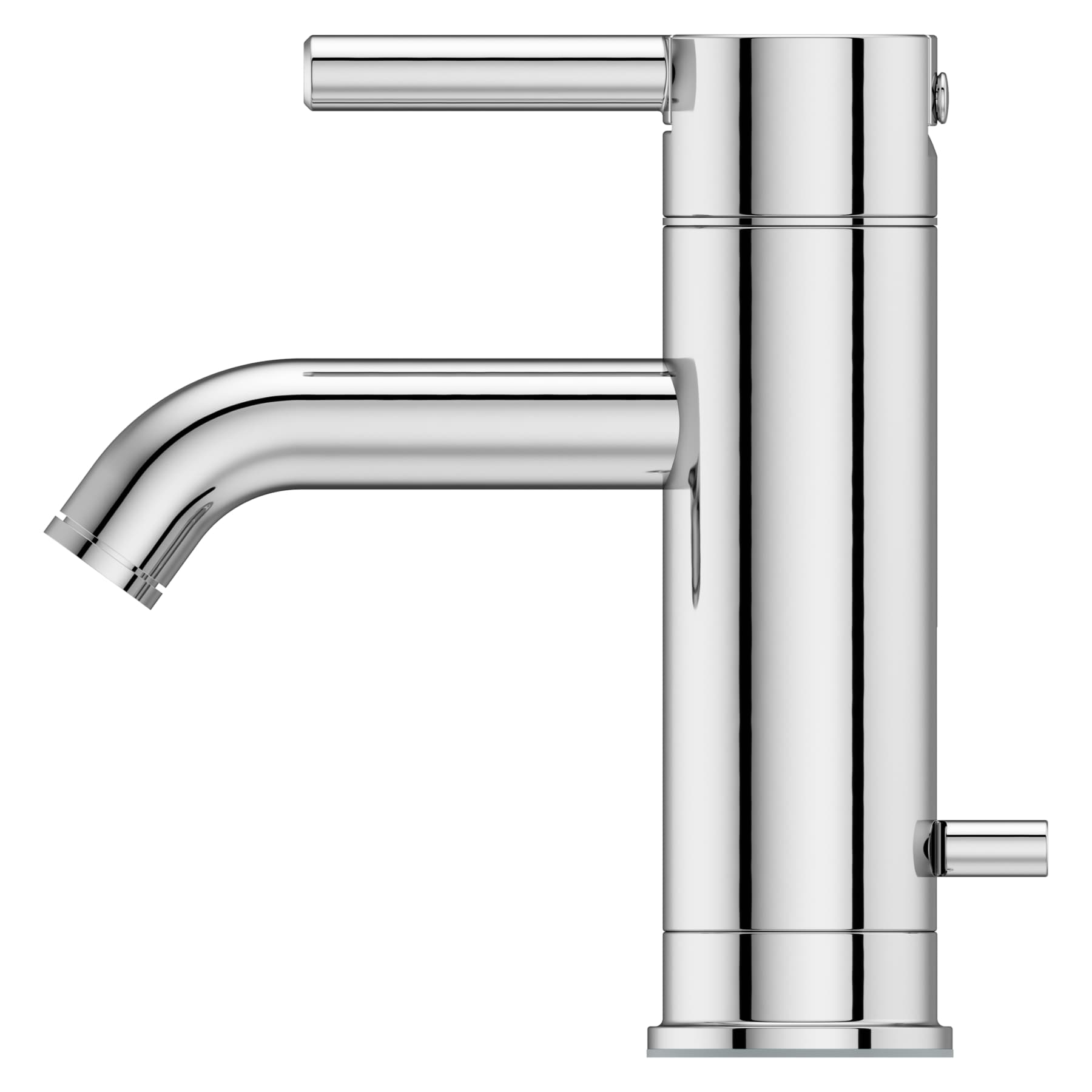 Contempra Modern Polished Chrome Single Control Bathroom Faucet