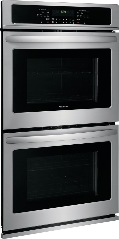 Frigidaire 27-in Self-Cleaning Double Electric Wall Oven (Stainless ...