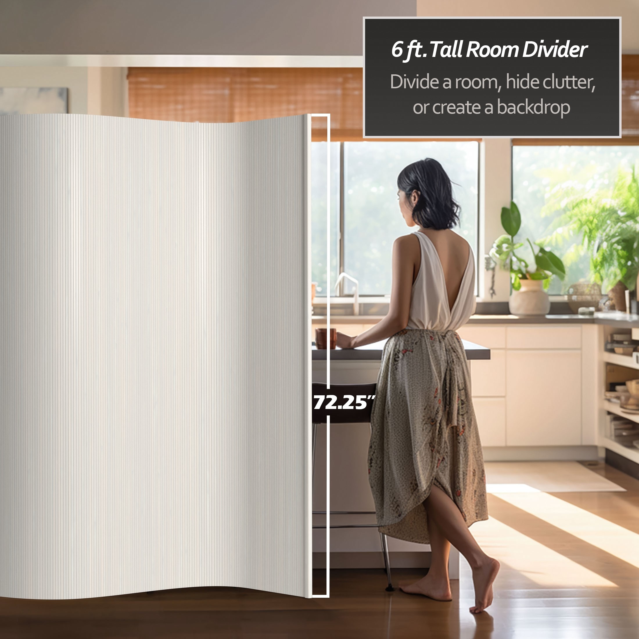 Red Lantern BF-75-WHT Indoor-Privacy-Screens - View #6