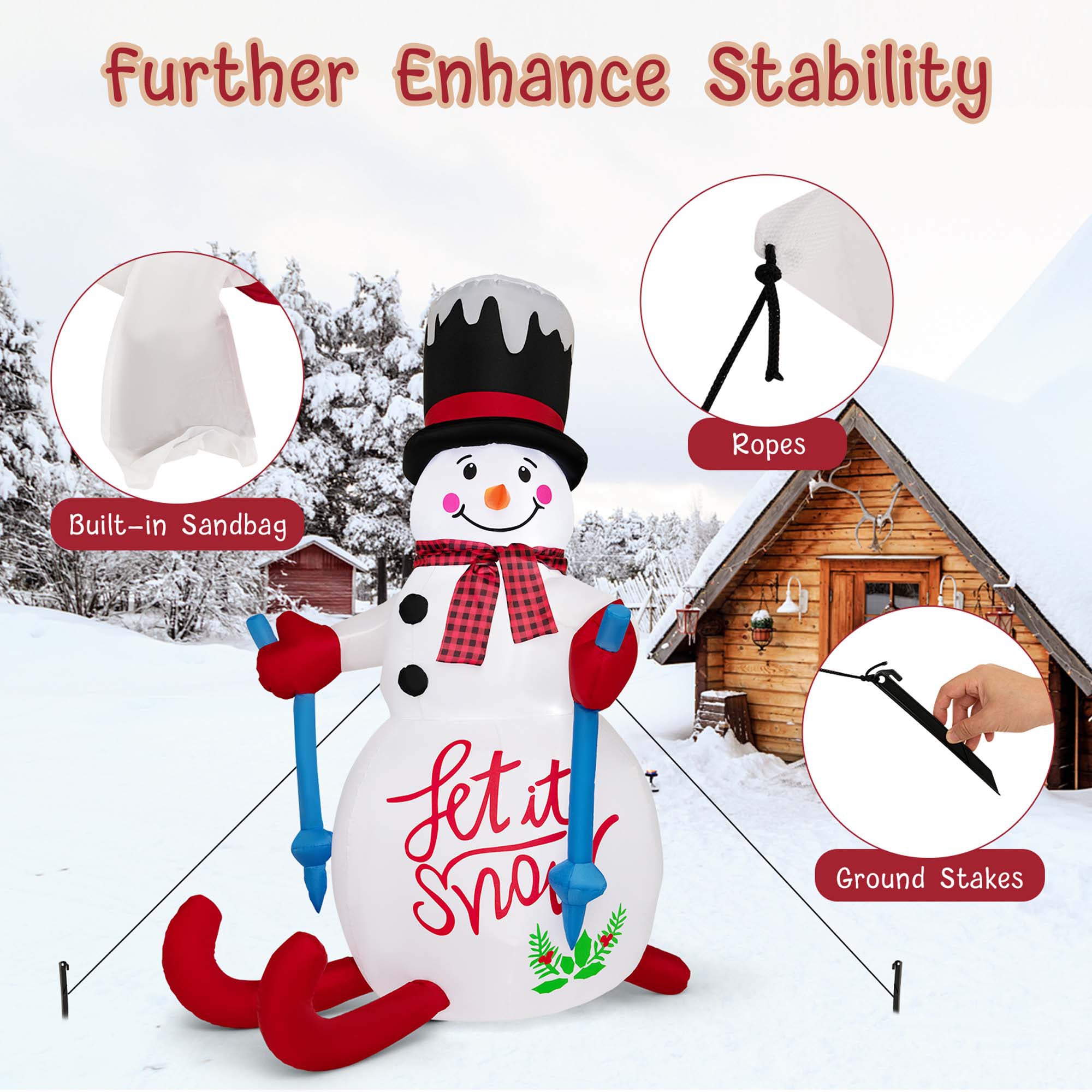 Costway LWS00714 Christmas-Inflatables - View #5