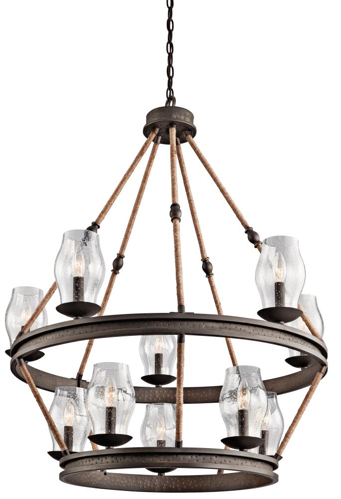 Kichler Kearn 10-Light Olde Bronze Traditional Chandelier at Lowes.com