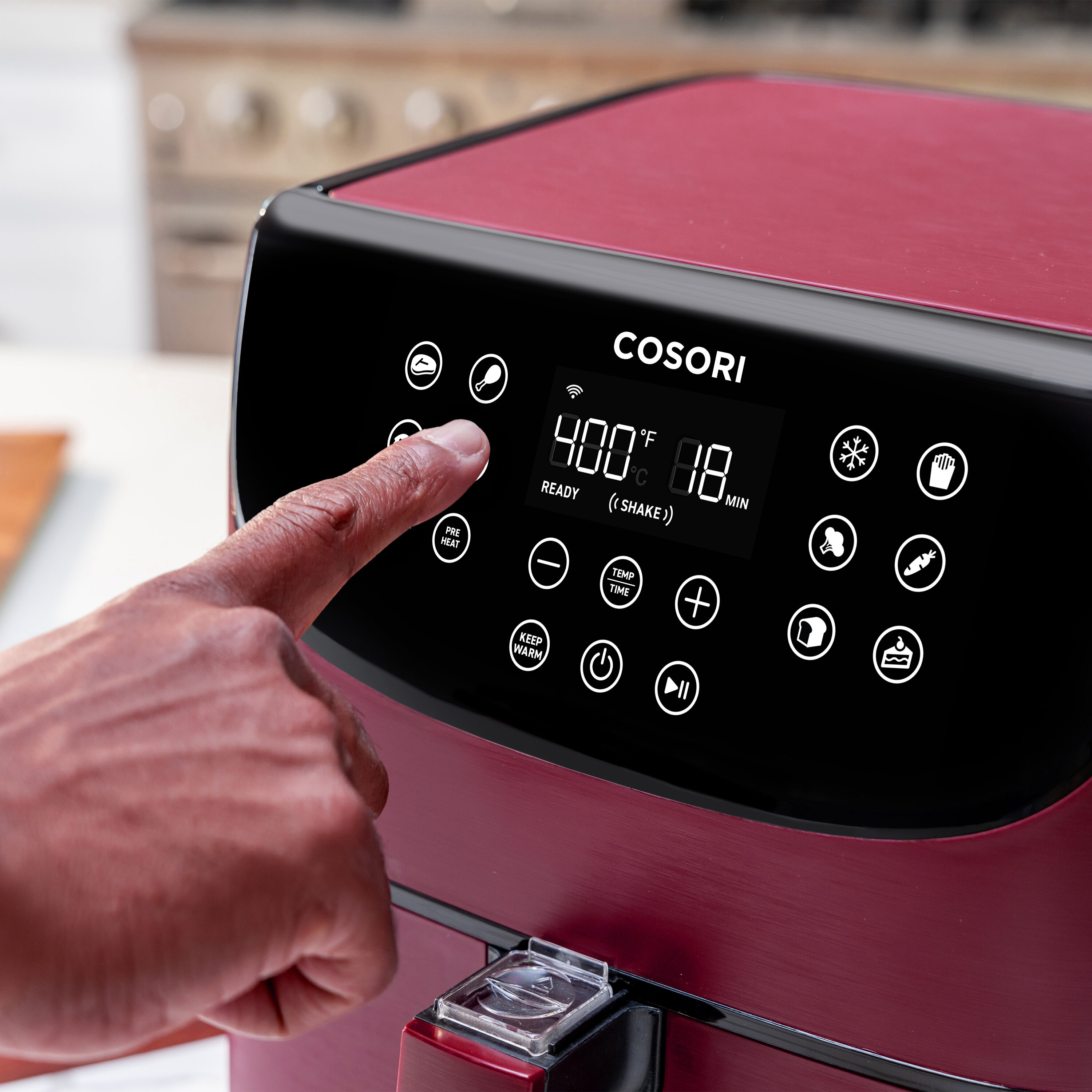 Cosori 5 8 quart blue air fryer at lowes