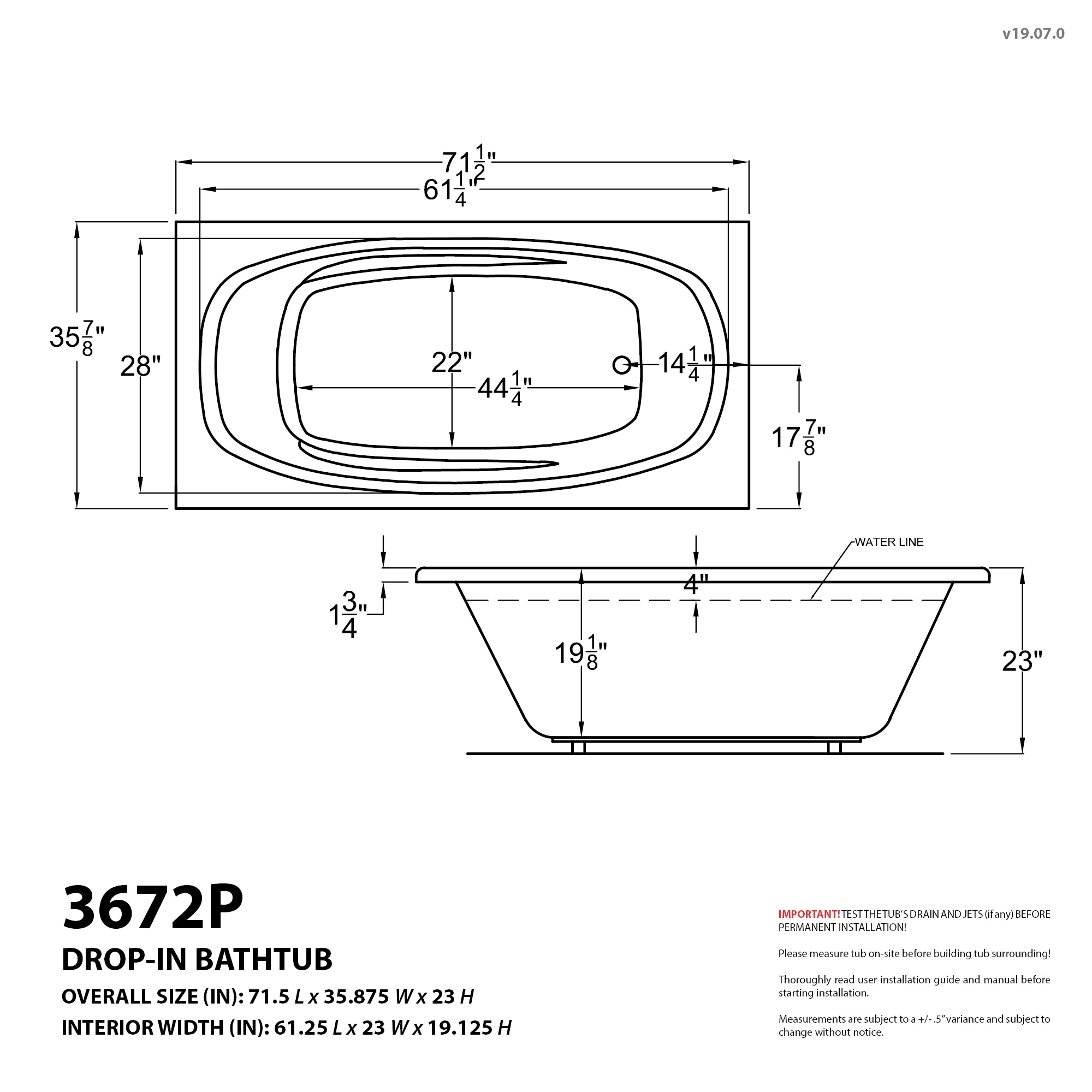 Endurance LS3672PDL bathtubs - View #5