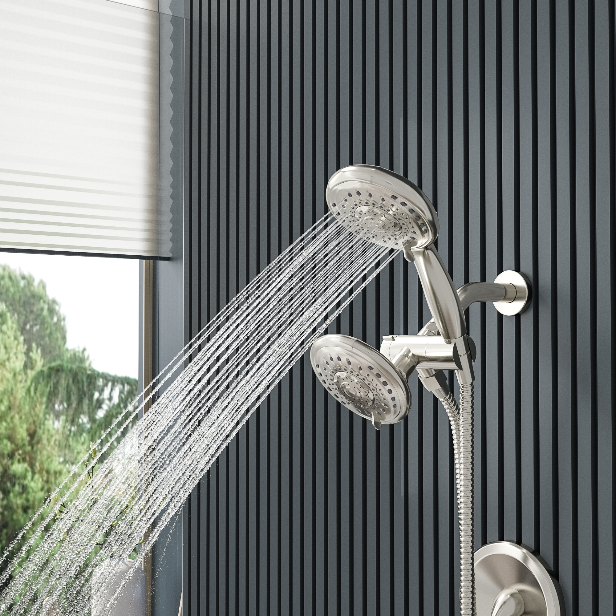 Mondawe AM-SC418A-CH Showerhead-Bar-Panels - View #3