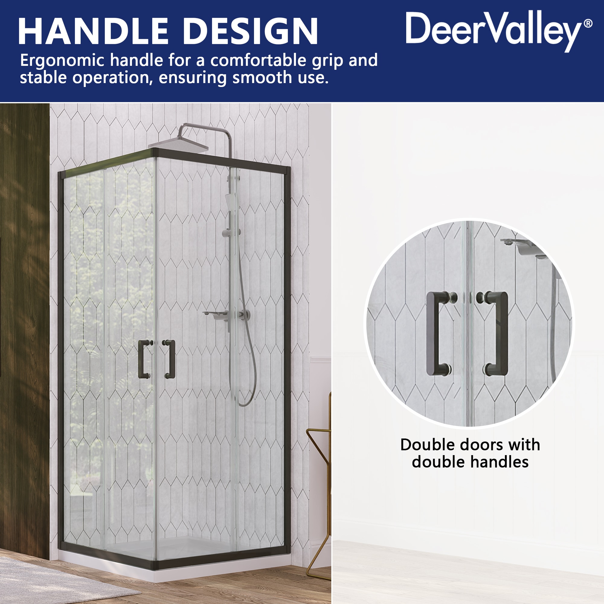 DeerValley DV-1SD0213B06 Alcove-Shower-Kit - View #9