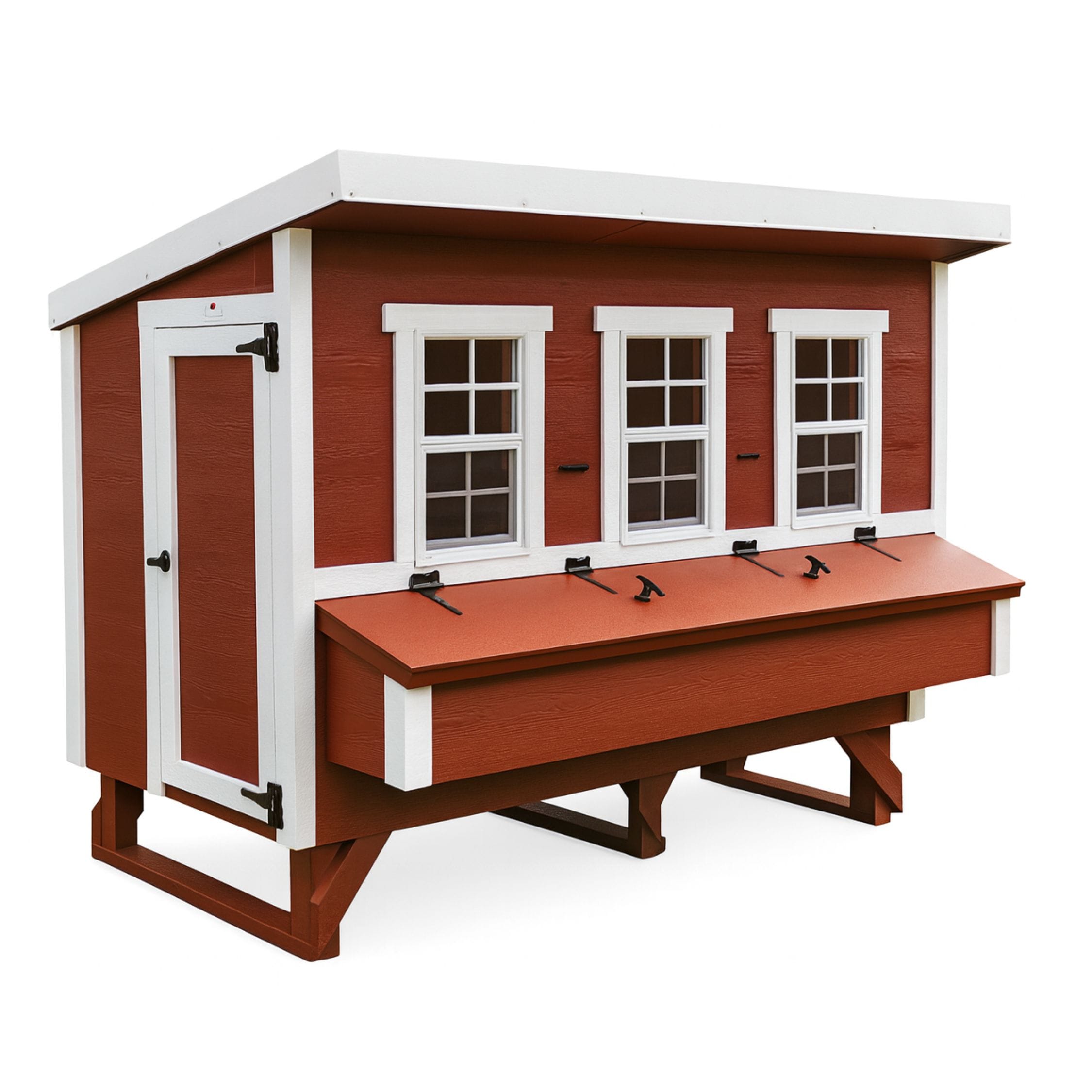 OverEZ Chicken Coop - Red Wood Chicken coop