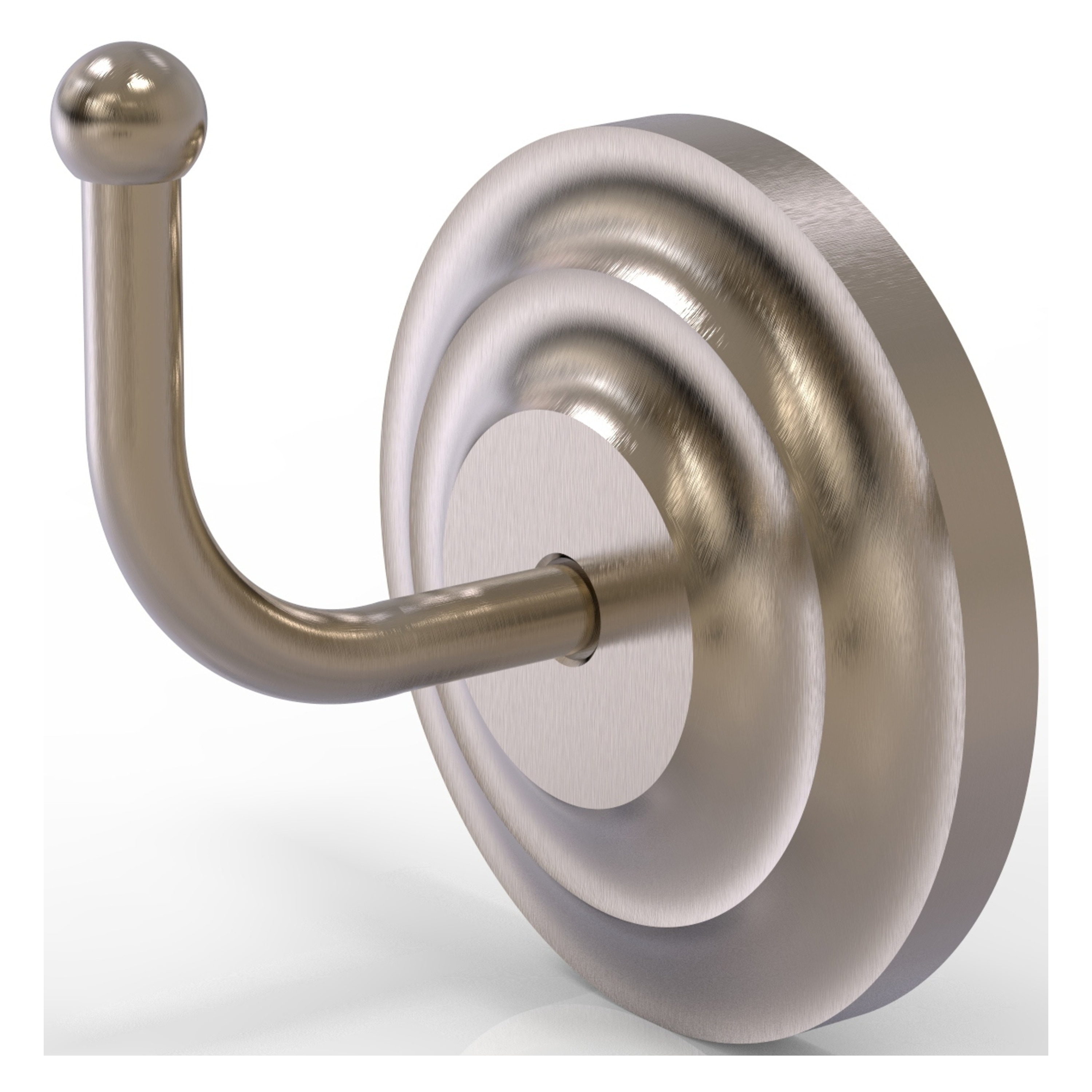 Allied Brass QN-H1-PEW Que New Antique Pewter Single -Hook Wall mount Towel Hook