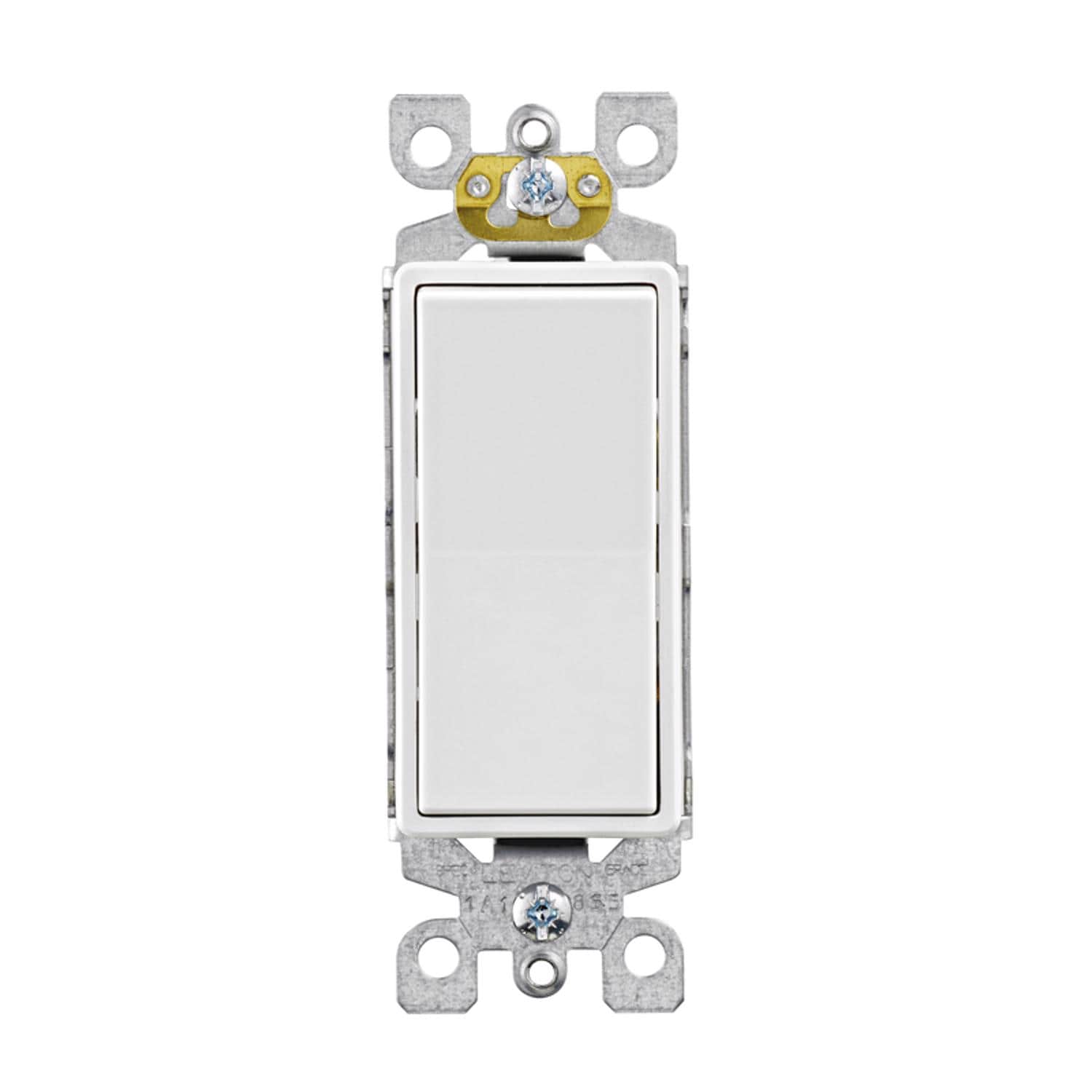 Decora 15 amps Three Pole 3 Way Rocker Switch White 10 pk