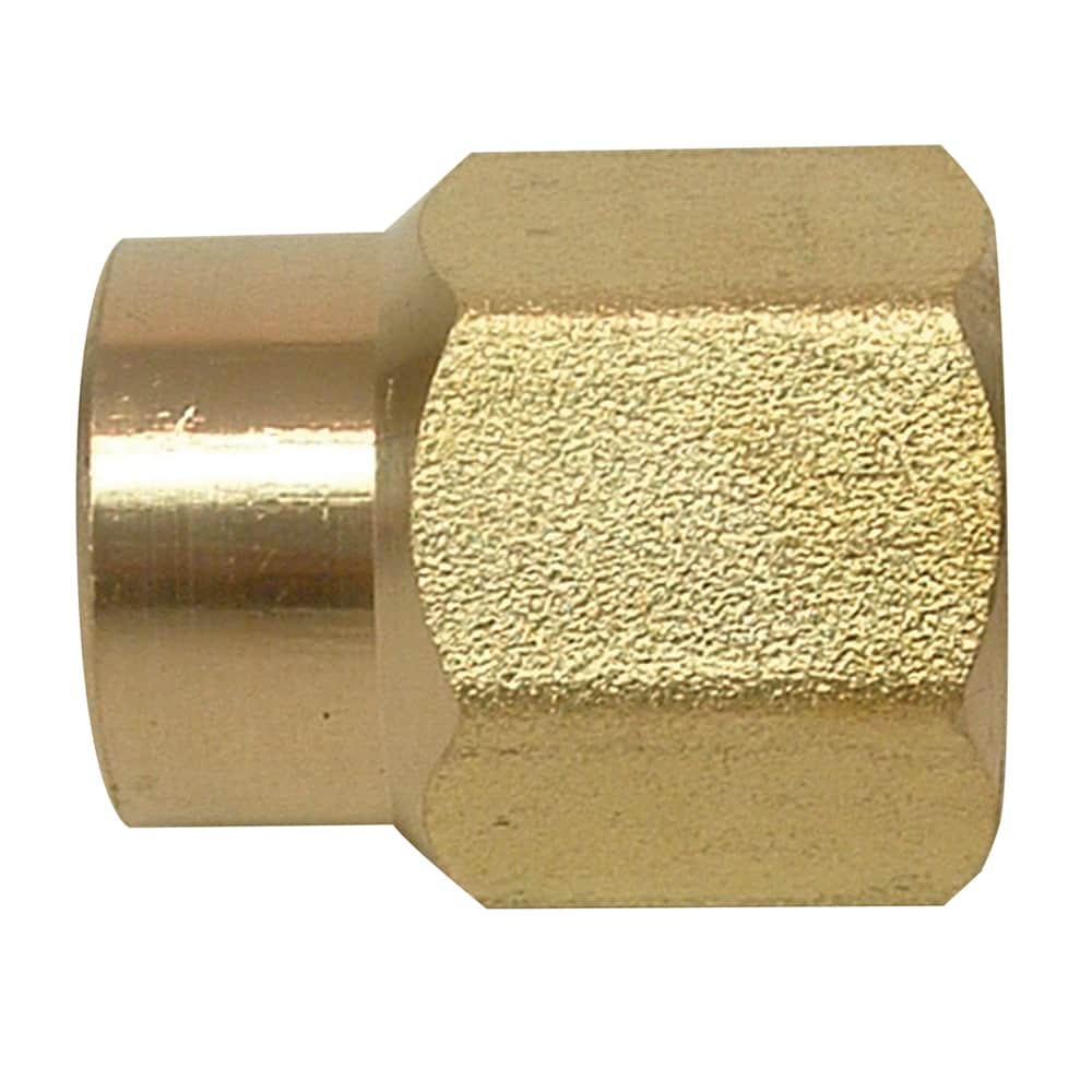 Watts A-734 1/4-in x 1/8-in Coupling Brass Pipe Fitting