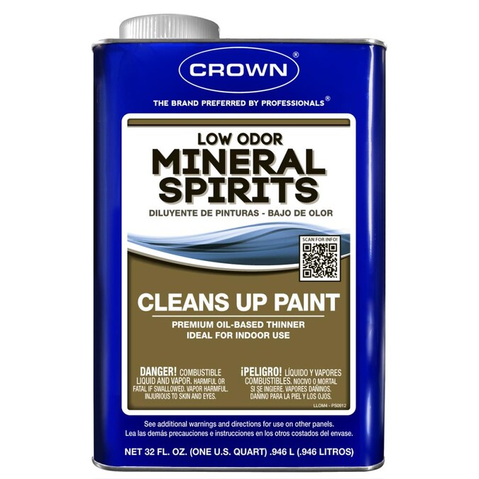 Crown 32-fl oz Slow to Dissolve Mineral Spirits in the Paint Thinners ...