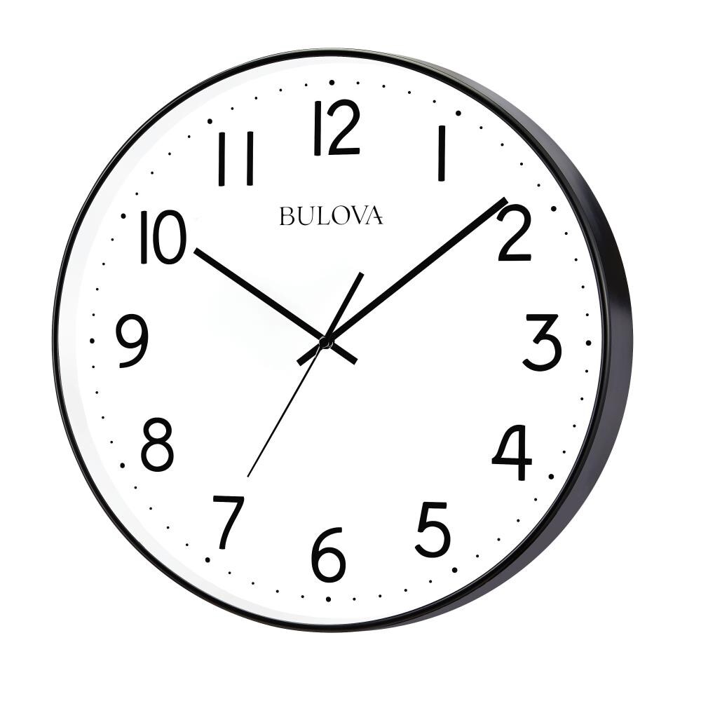Bulova Office Mate Analog Round Contemporary in the Clocks department at