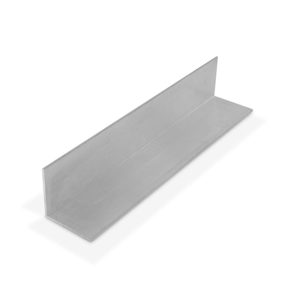 Outwater 3P1.27.02310 Mill Finish 1-1/2-inX 1-1/2-inX 1/16-in Aluminum Angle Moulding 48-in Lengths (Pack of 3)