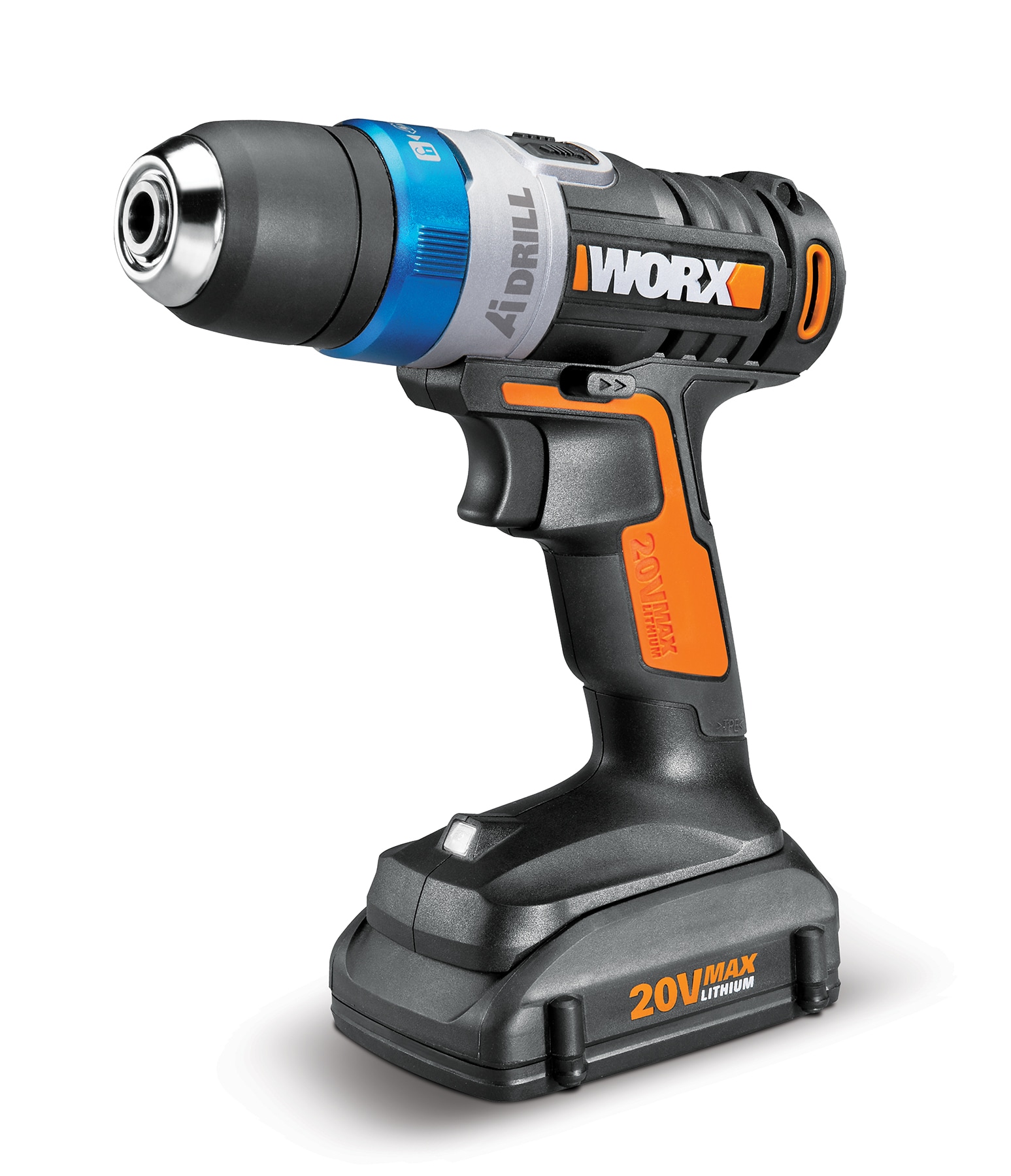 WORX 20 volt Max 3 8 in Cordless Drill 1 Battery Included