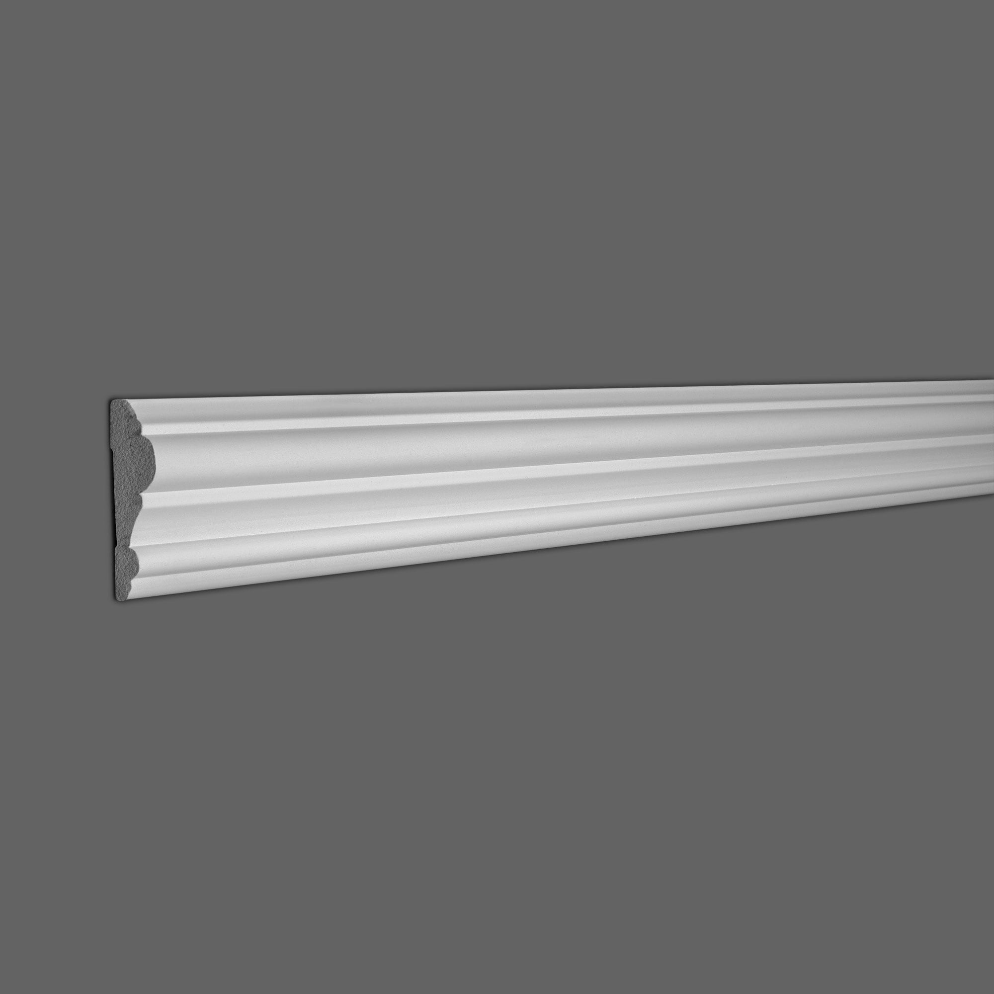 Architectural Products by Outwater 3P5.37.01009 3.5-in x 8-ft White Unfinished Polystyrene Wall Panel Moulding