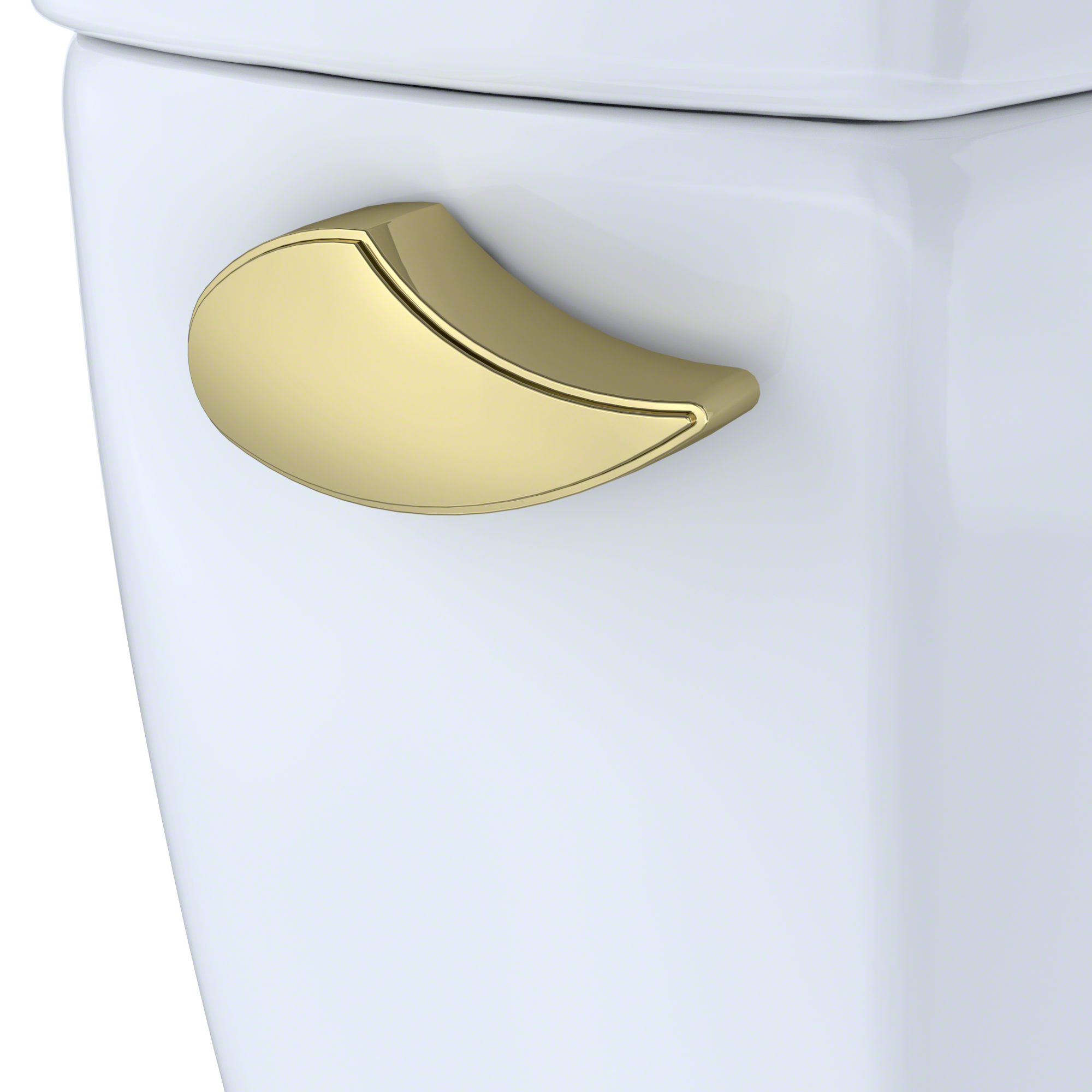 TOTO THU068-PB Drake 8-in Side Mount Polished Brass Toilet lever