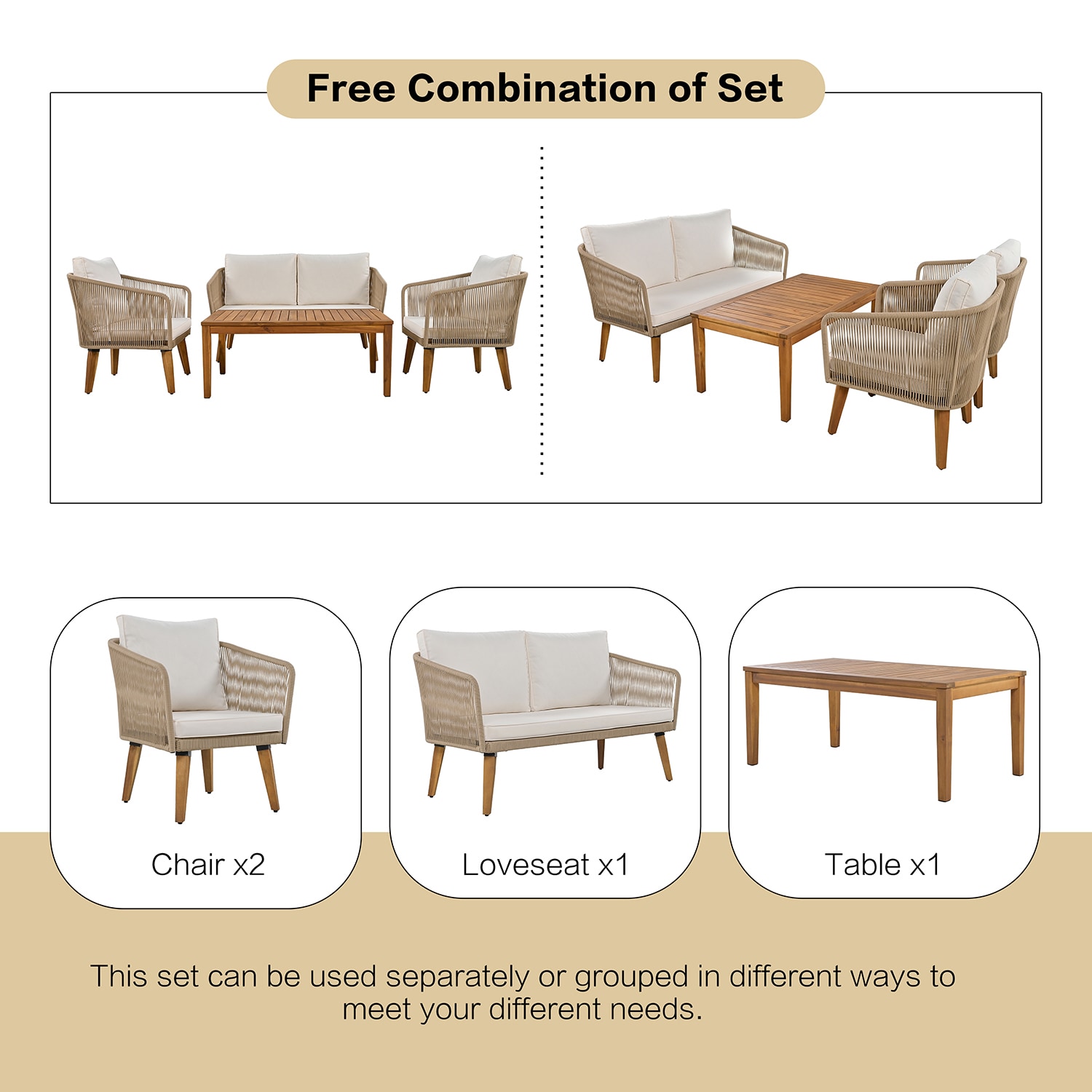 Bybafun YA3300130 Patio-Conversation-Sets - View #8