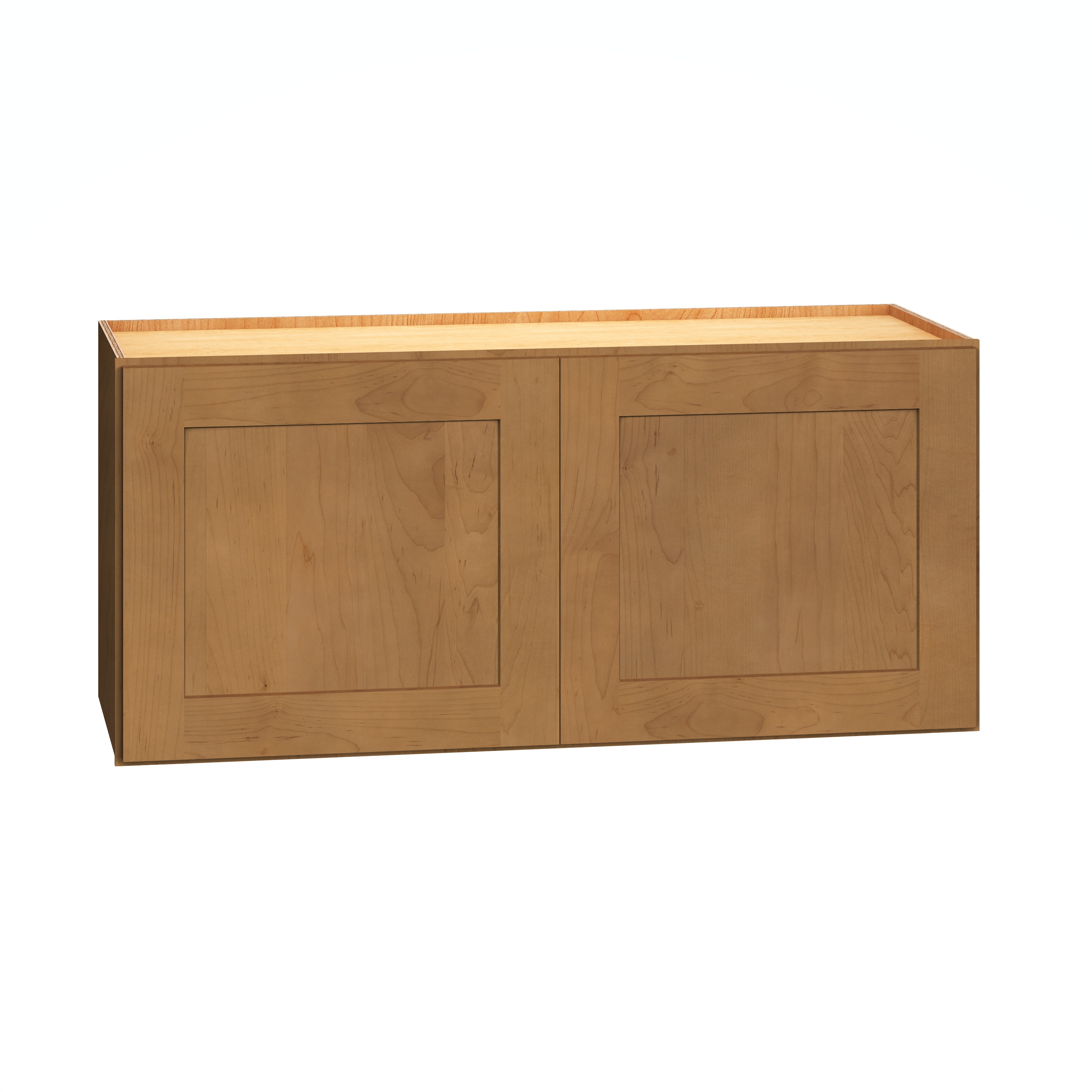Diamond Express 62L-W3315 Jamestown 33-in W x 15-in H x 12-in D Sahara Brown Wall Fully assembled Plywood Cabinet (Recessed Panel Shaker)