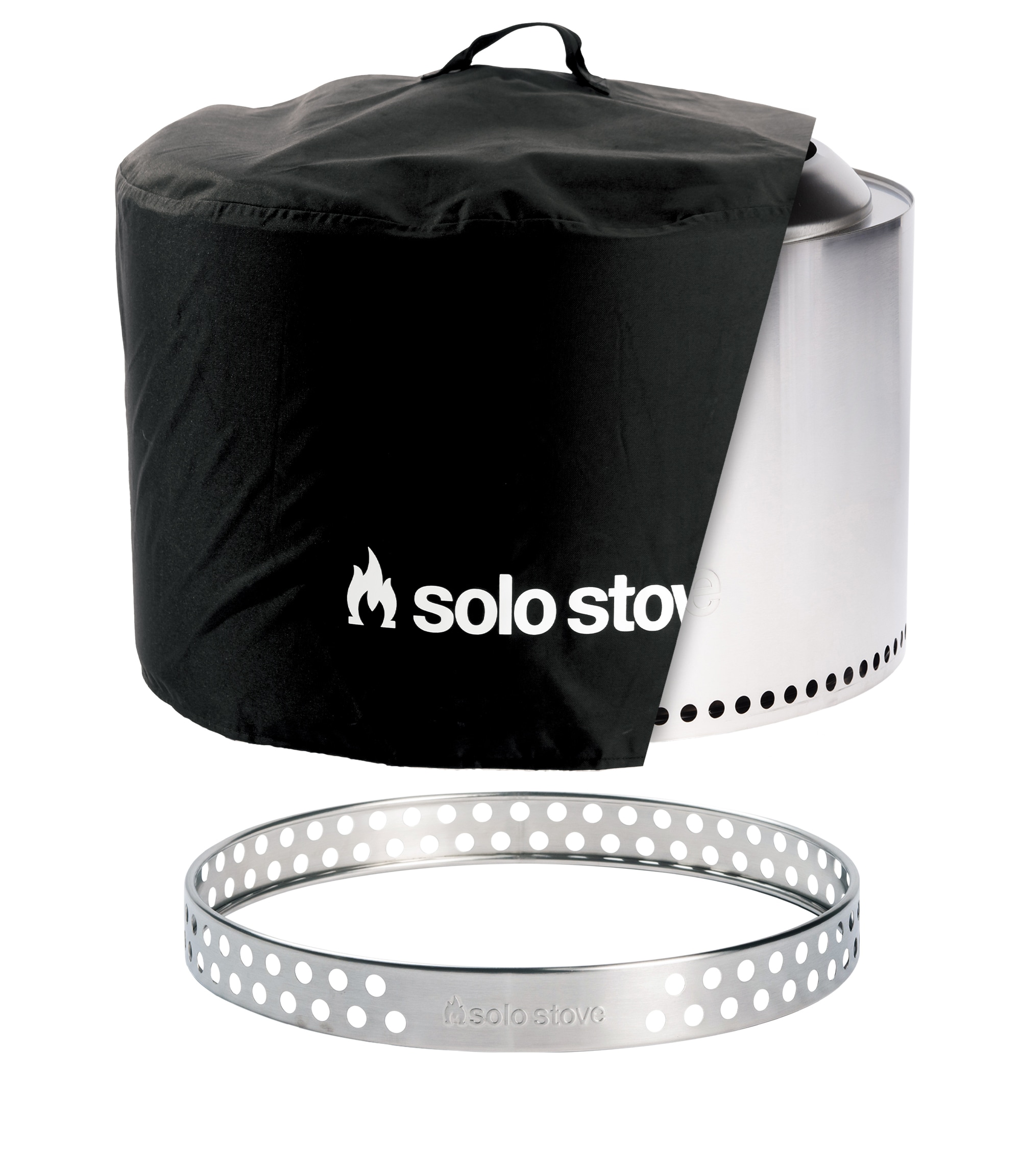 Solo Stove SSYUK-SD-27-2.0+SH 27-in W Stainless Steel Stainless steel Wood-Burning Fire Pit