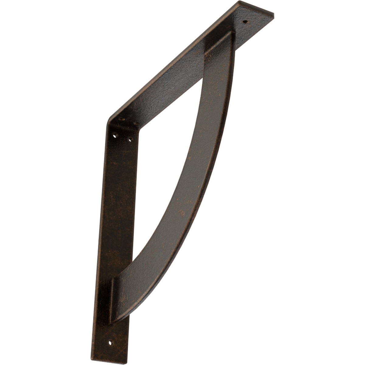 Ekena Millwork BKTM02X14X14BUABZ Bulwark 14-in x 2-in x 14-in Antique bronze Steel Mounting bracket