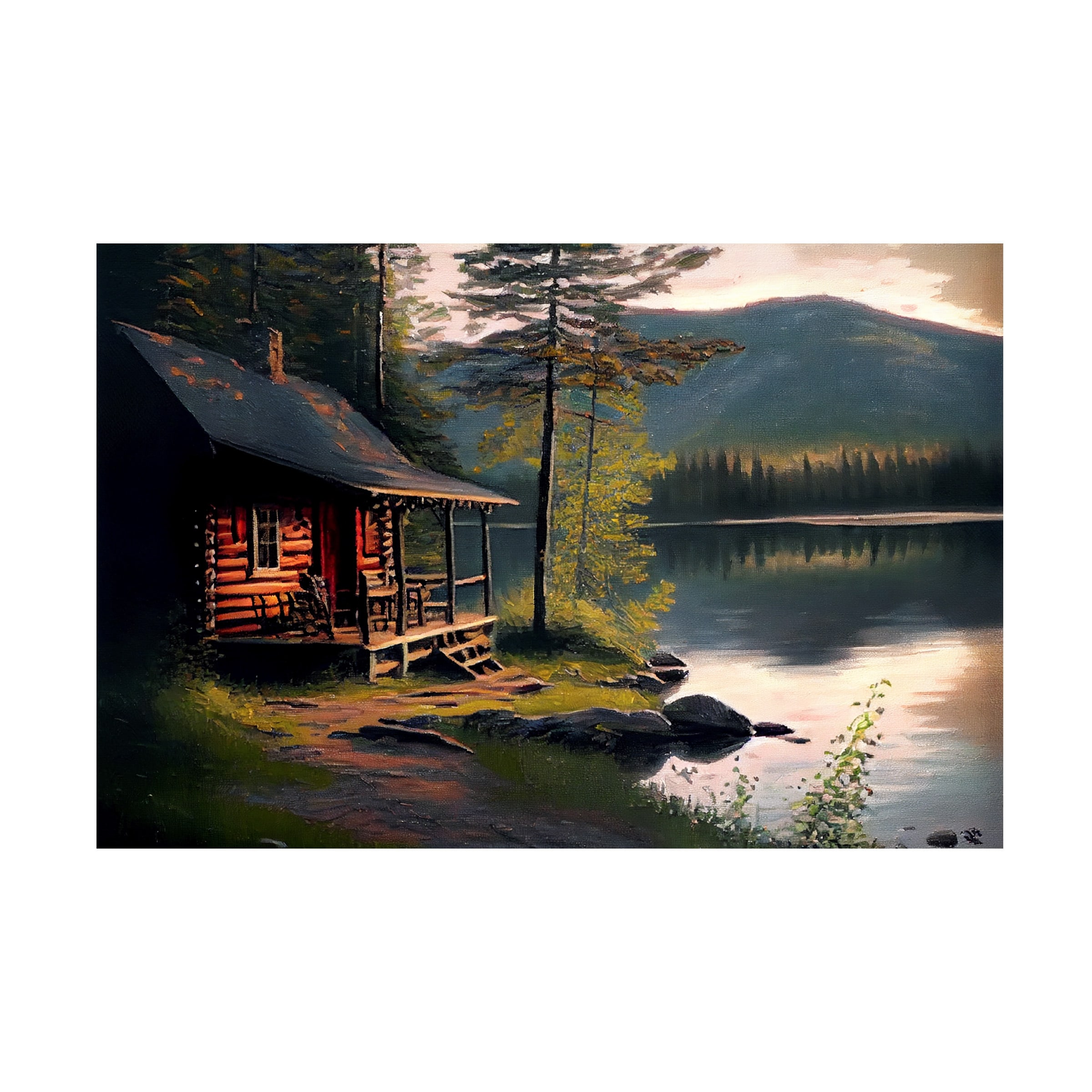 Trademark Fine Art Sasha 'Cabin II' Canvas Art