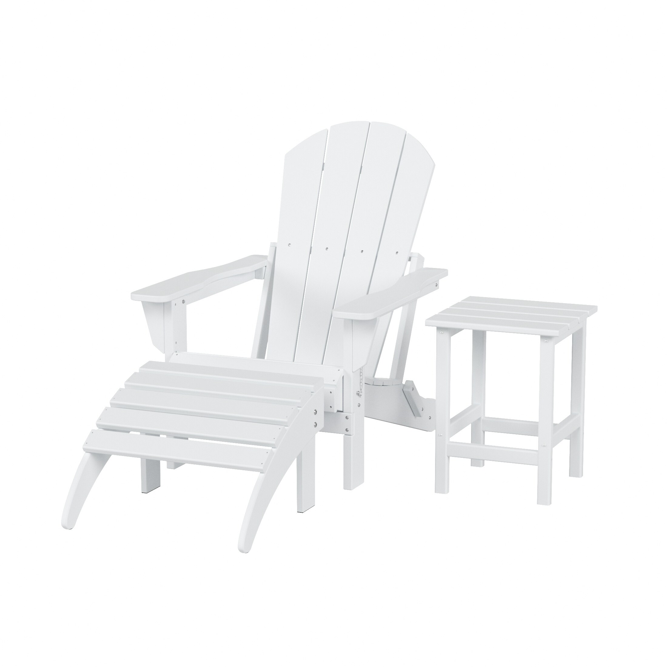 Westin Furniture 2001AOC-WH Patio-Chairs - View #3