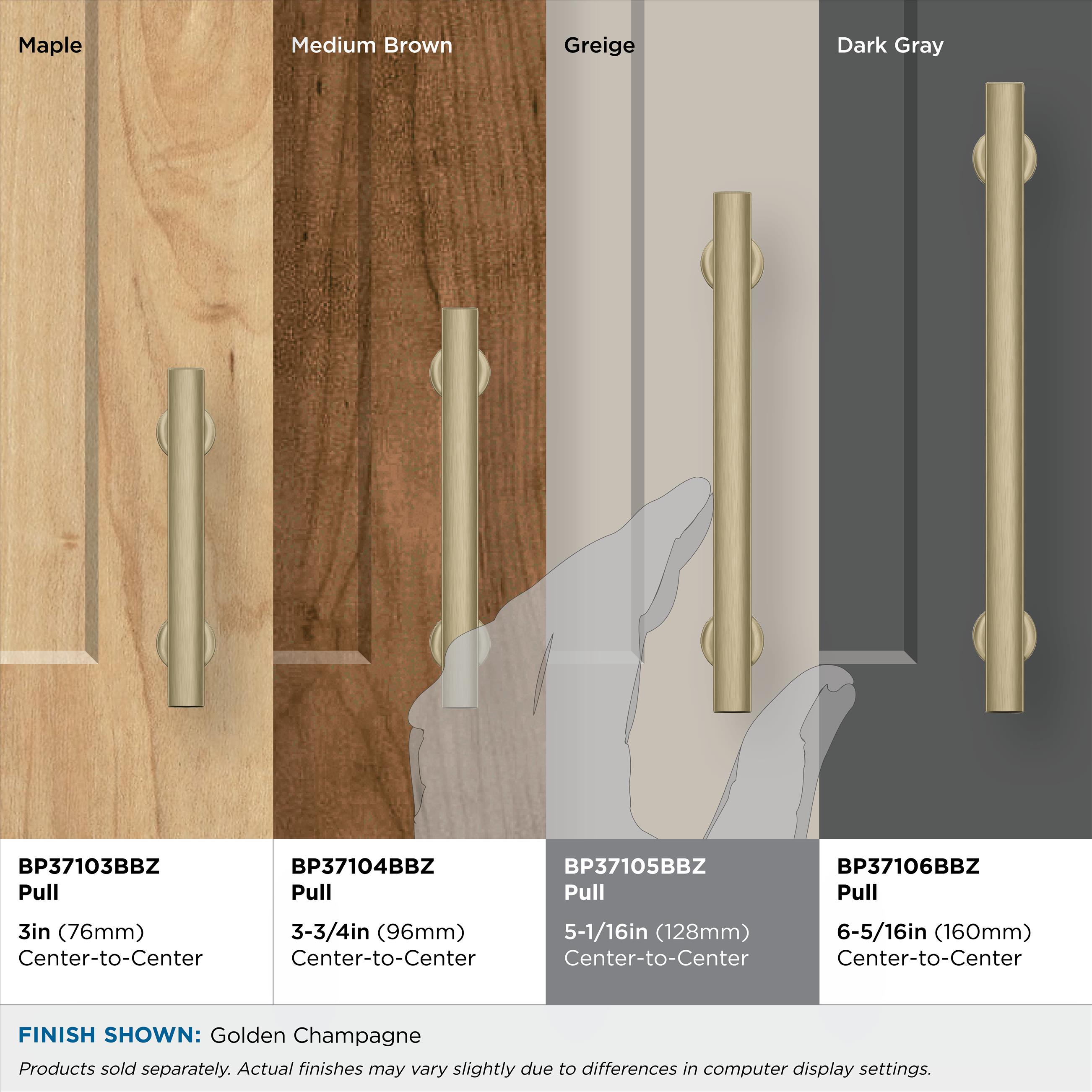 Amerock BP37105BBZ Cabinet-Pulls - View #5