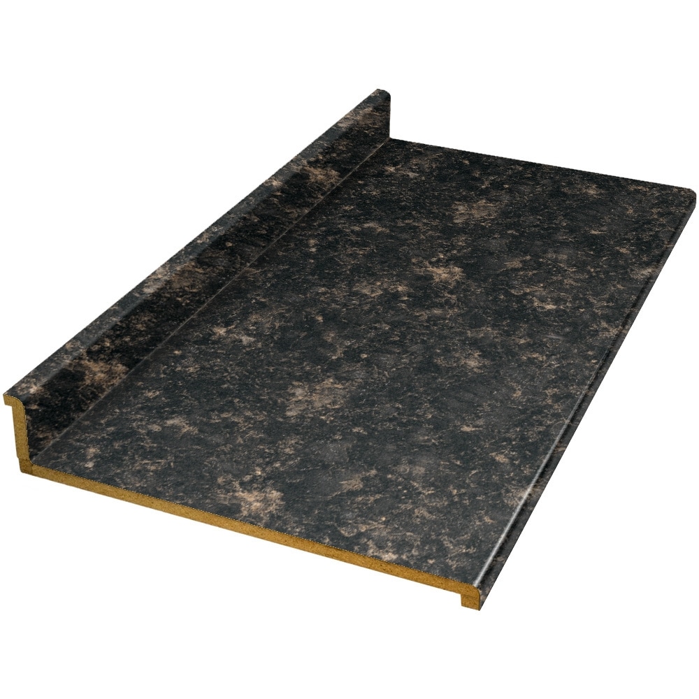 VT Dimensions 011312011294595-52 Wilsonart 25.5-Inches x 4.5-Inches Bahia Granite Quarry Straight Laminate Waterfall Countertop with Integrated Backsplash